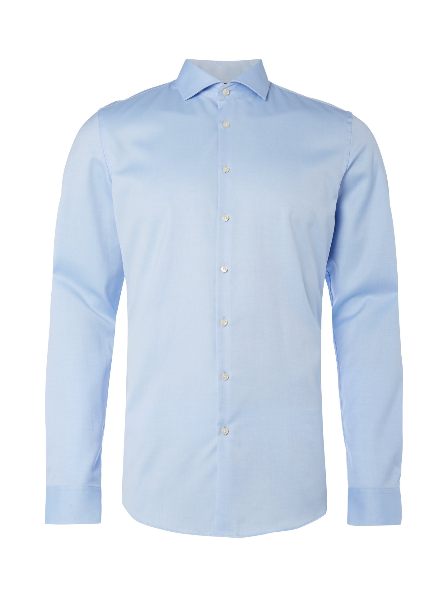 Koszula biznesowa o kroju slim fit z diagonalu z bardzo długim rękawem