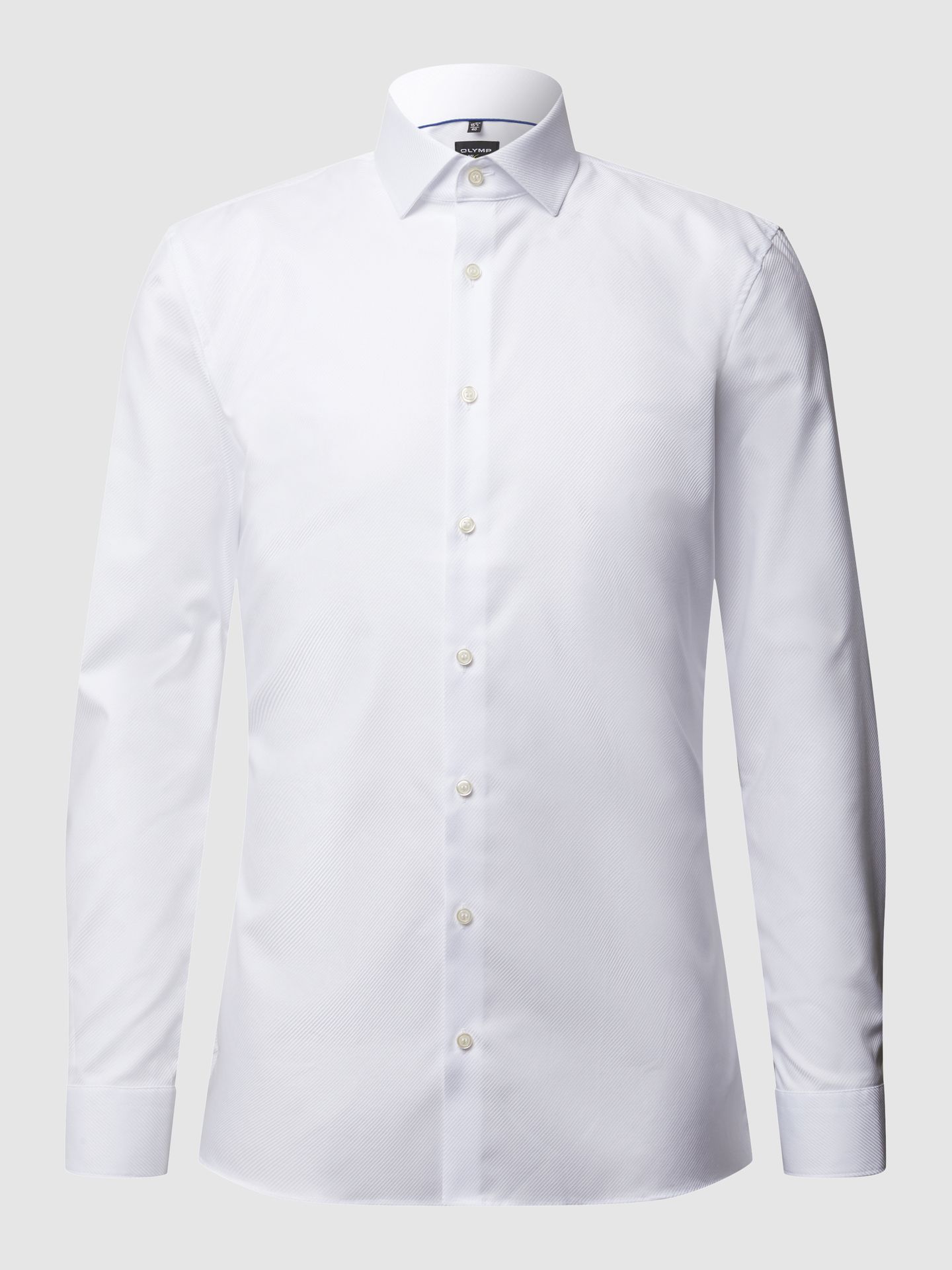 Koszula biznesowa o kroju super slim fit z diagonalu