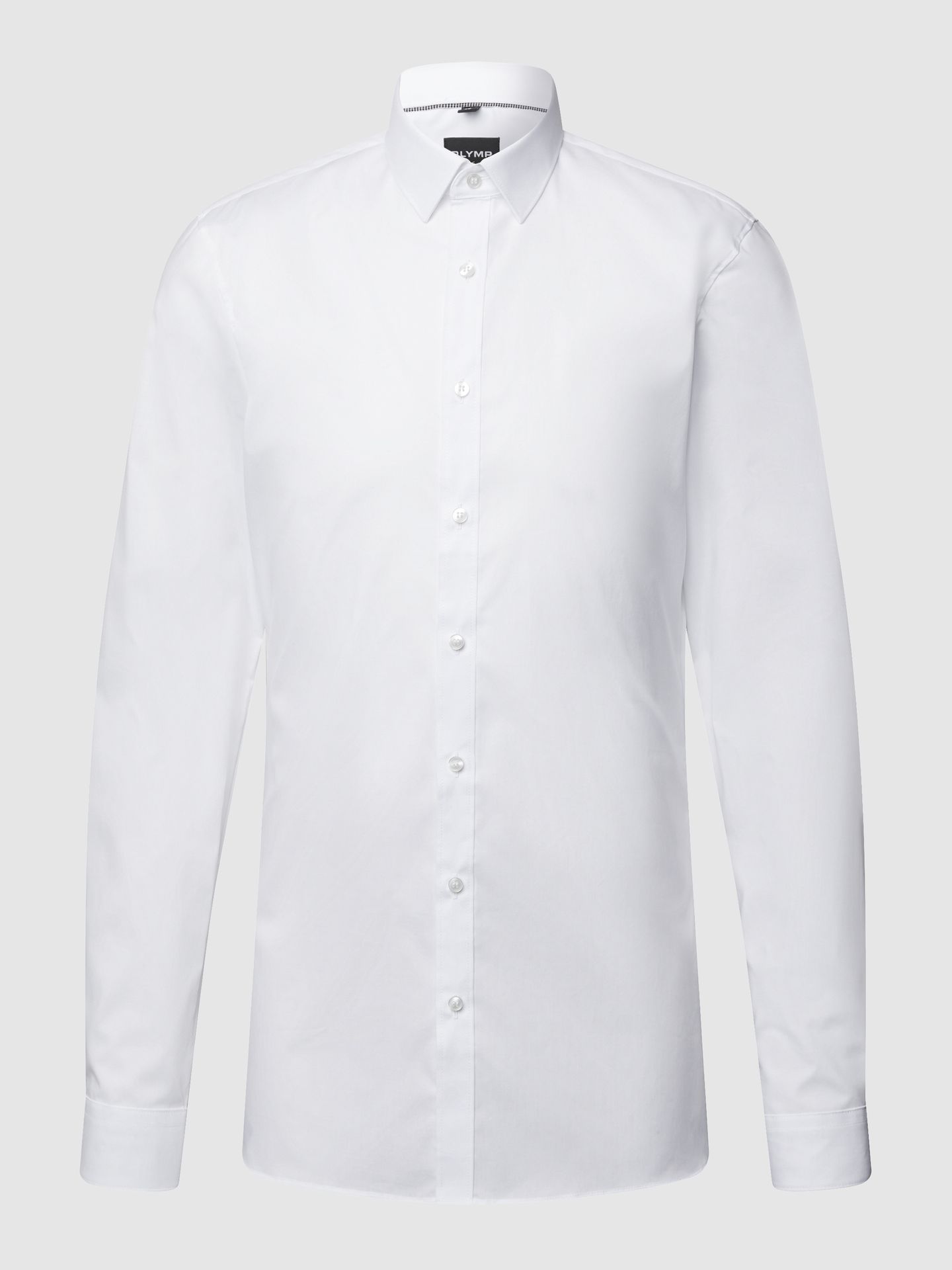 Koszula biznesowa o kroju super slim fit z popeliny z bardzo długim rękawem