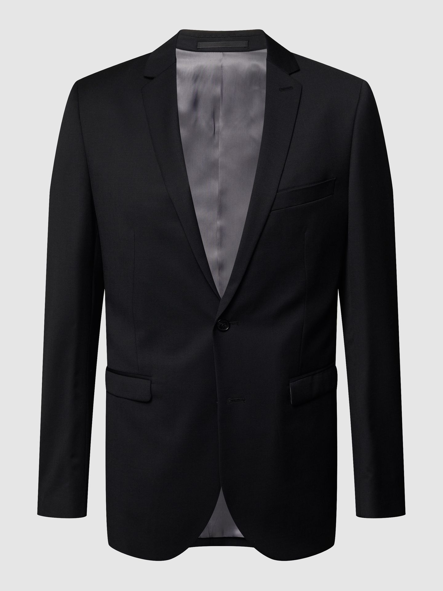 Marynarka zapinana na 2 guziki o kroju slim fit z dodatkiem streczu model ‘George’