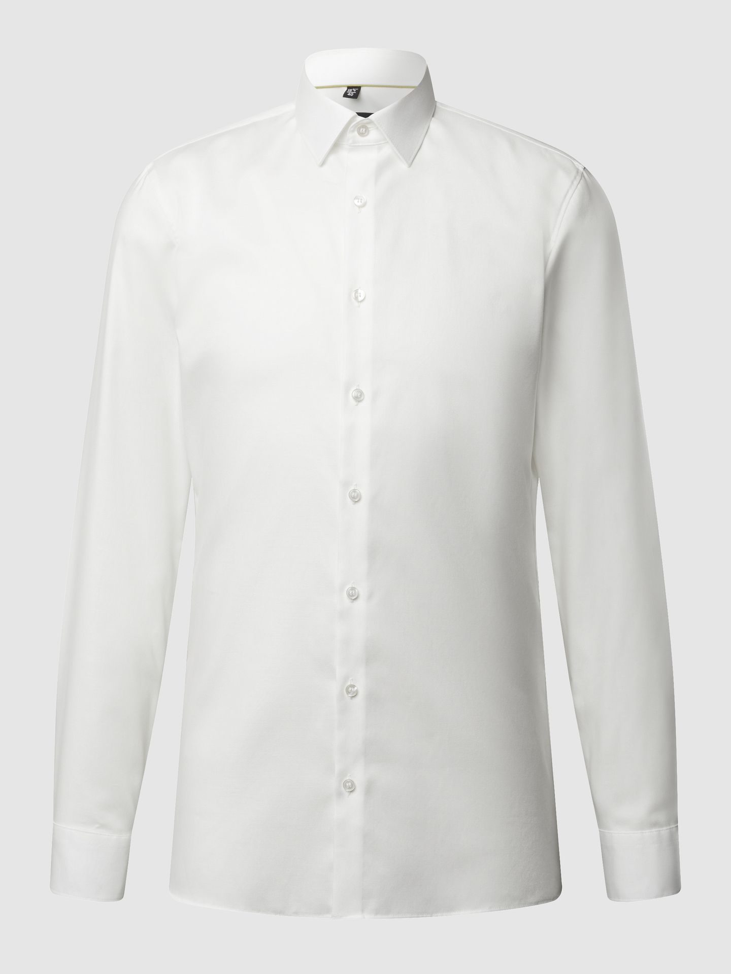 Koszula biznesowa o kroju super slim fit z diagonalu