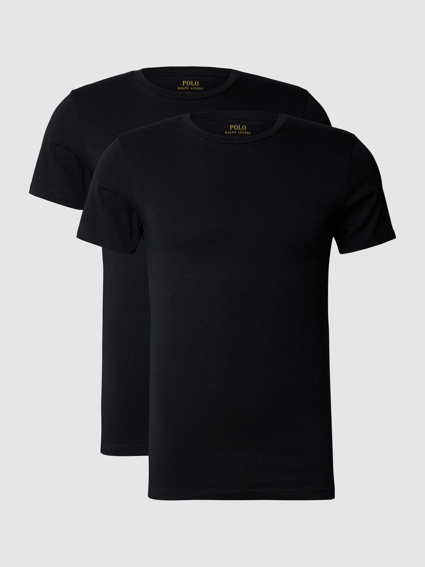 T-shirt z wyhaftowanym logo w zestawie 2 szt.