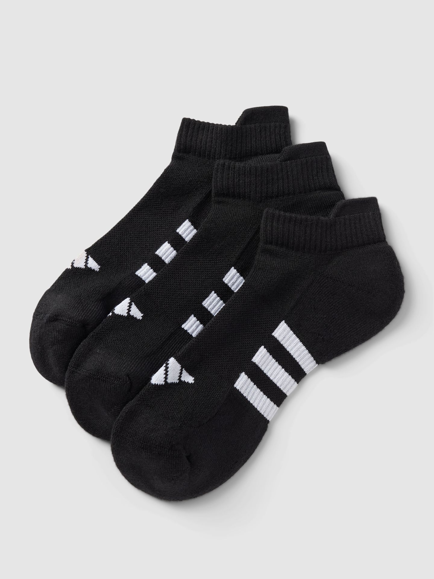 Krótkie skarpety z nadrukiem z logo w zestawie 3 szt. model ‘CUSH LOW’