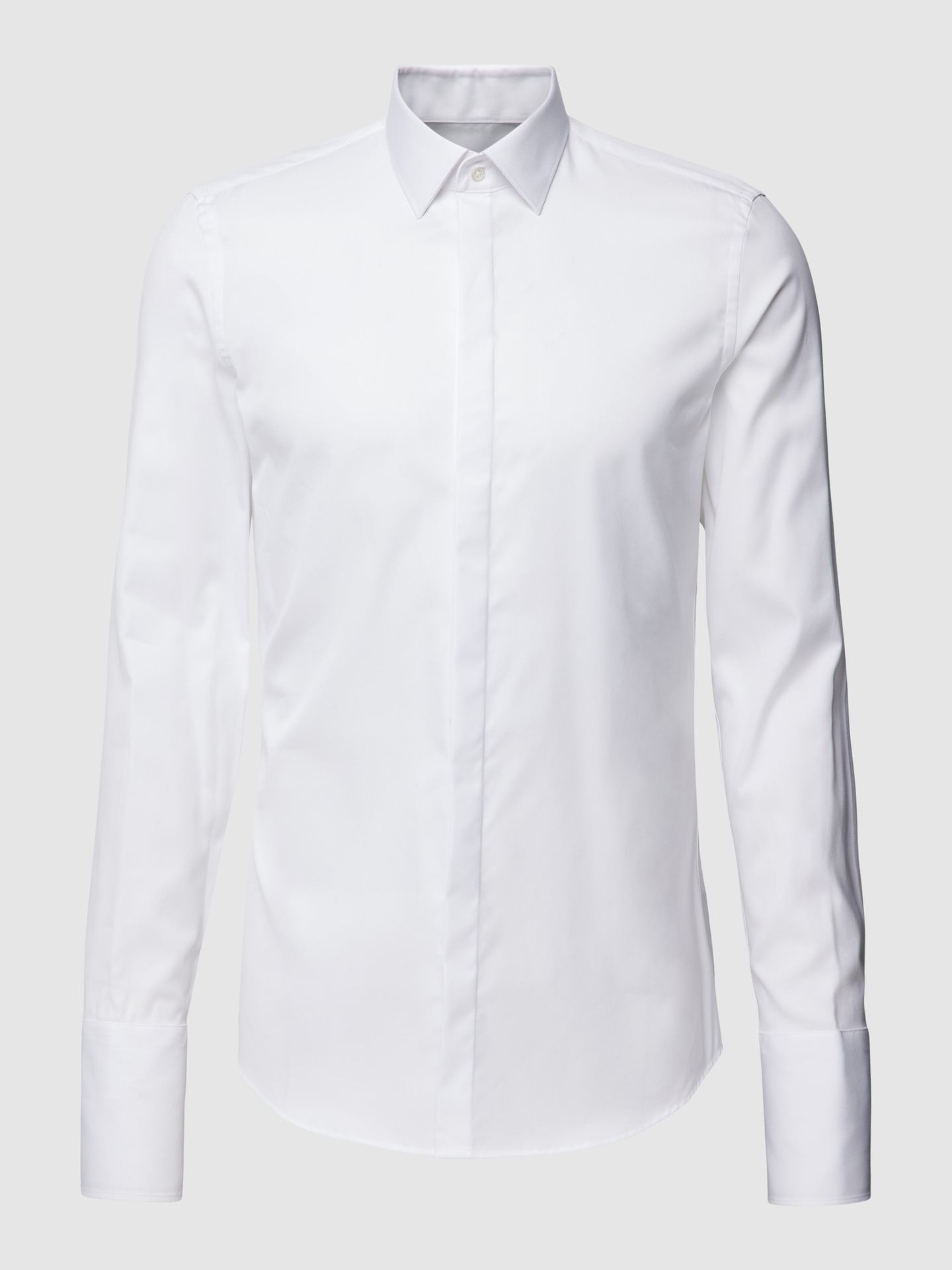 Koszula biznesowa o kroju Super Slim Fit z kołnierzykiem typu kent