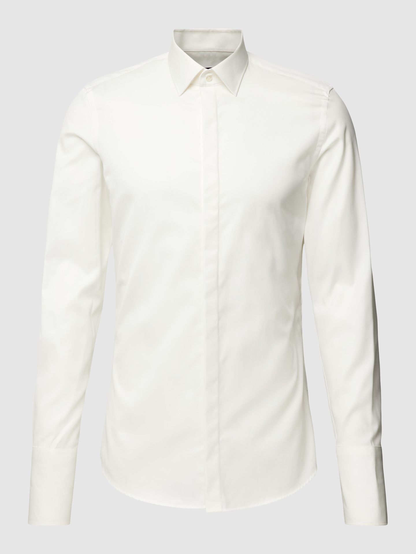 Koszula biznesowa o kroju Super Slim Fit z kołnierzykiem typu kent