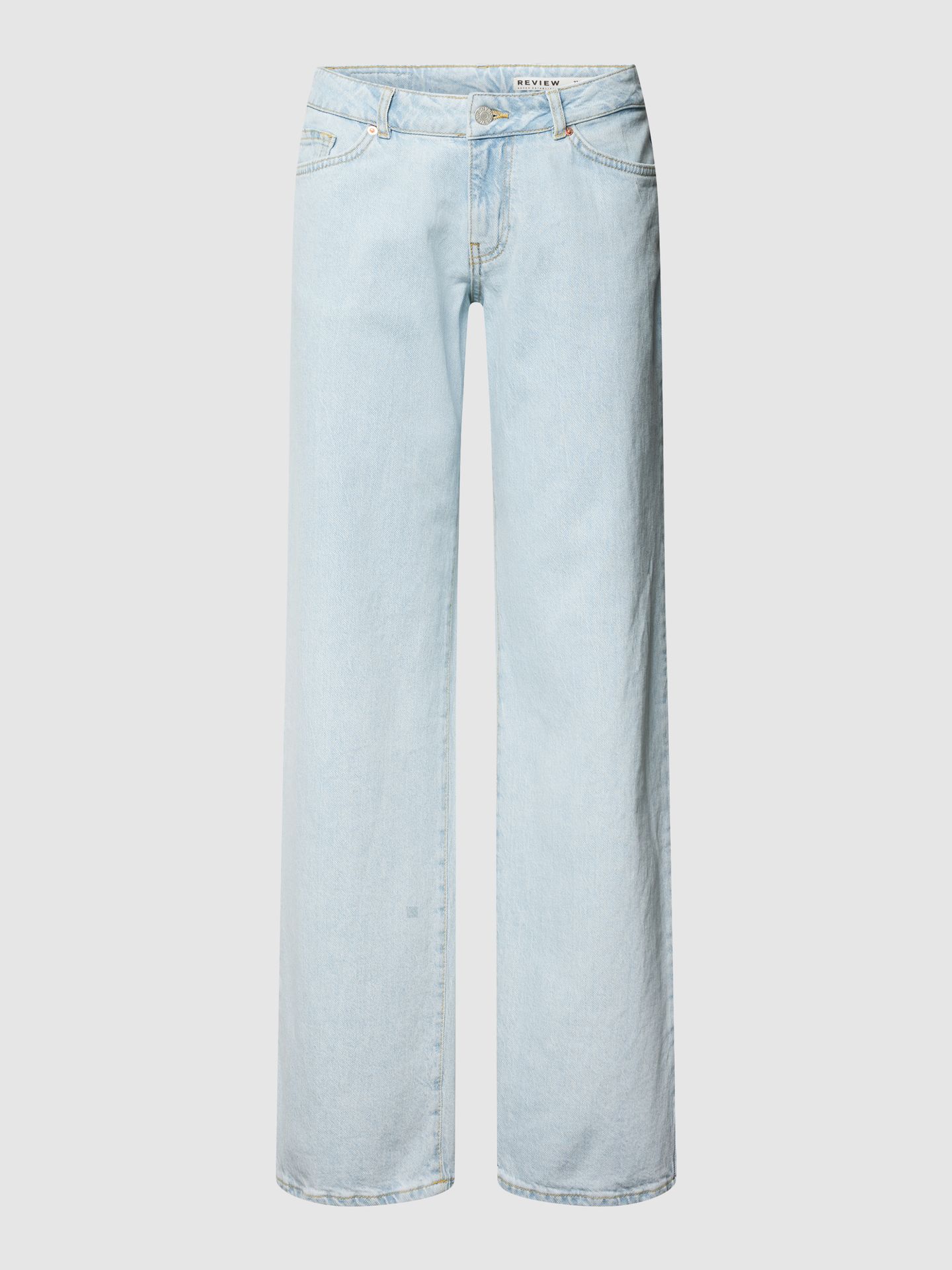 Jeansy o kroju baggy fit z 5 kieszeniami