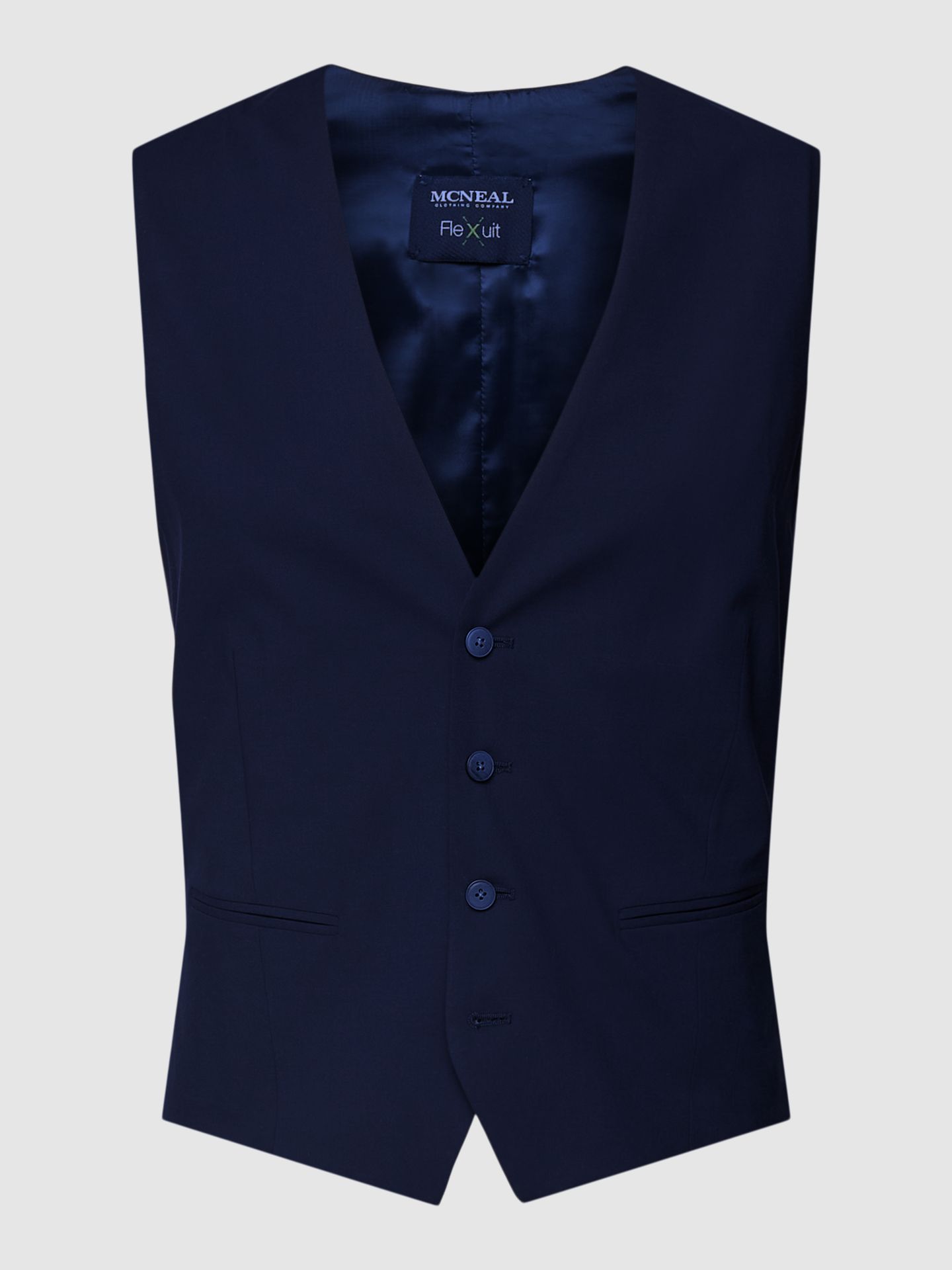 Kamizelka z lamowanymi kieszeniami