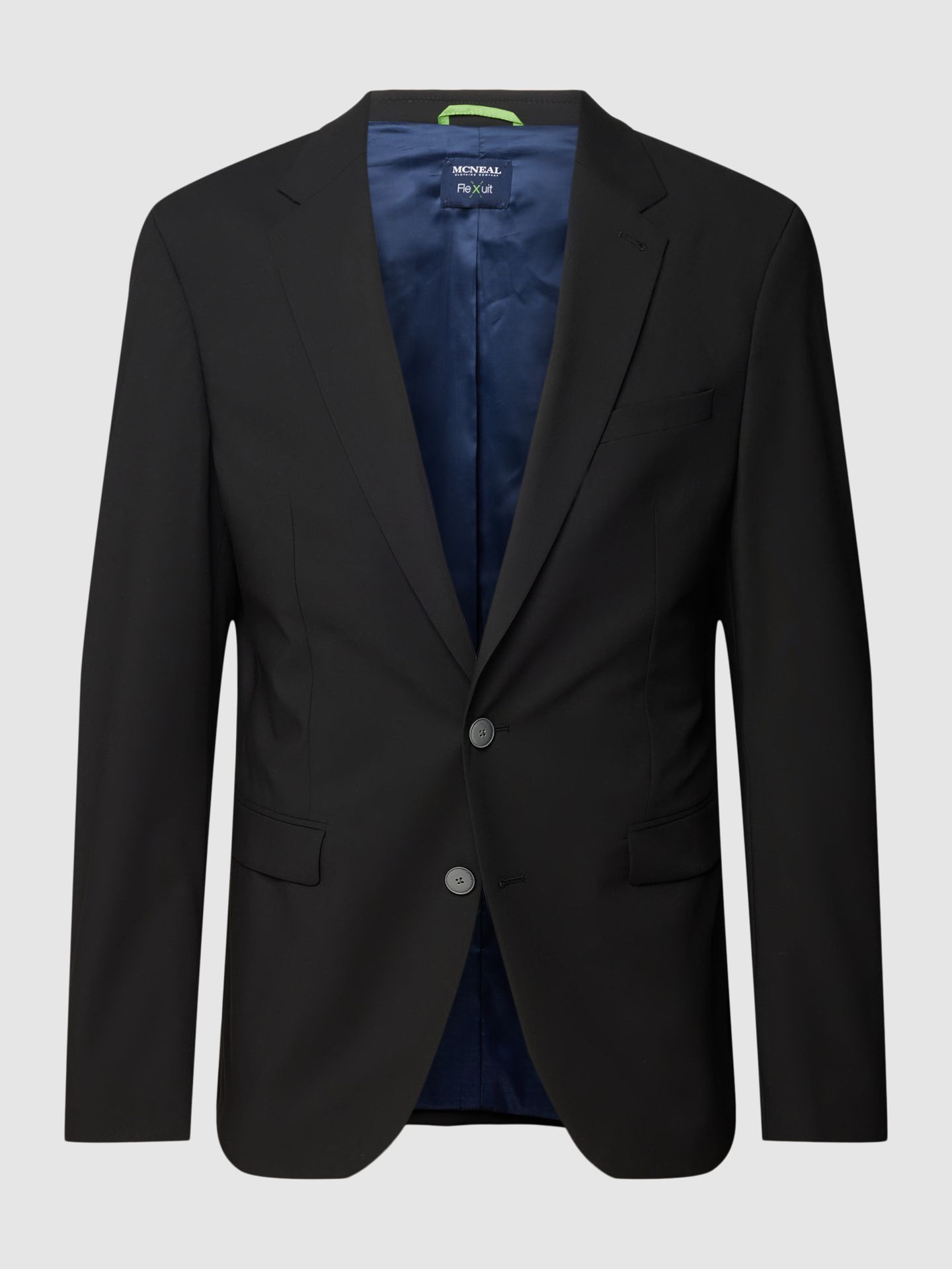 Marynarka na 2 guziki o kroju slim fit z kieszenią z patką