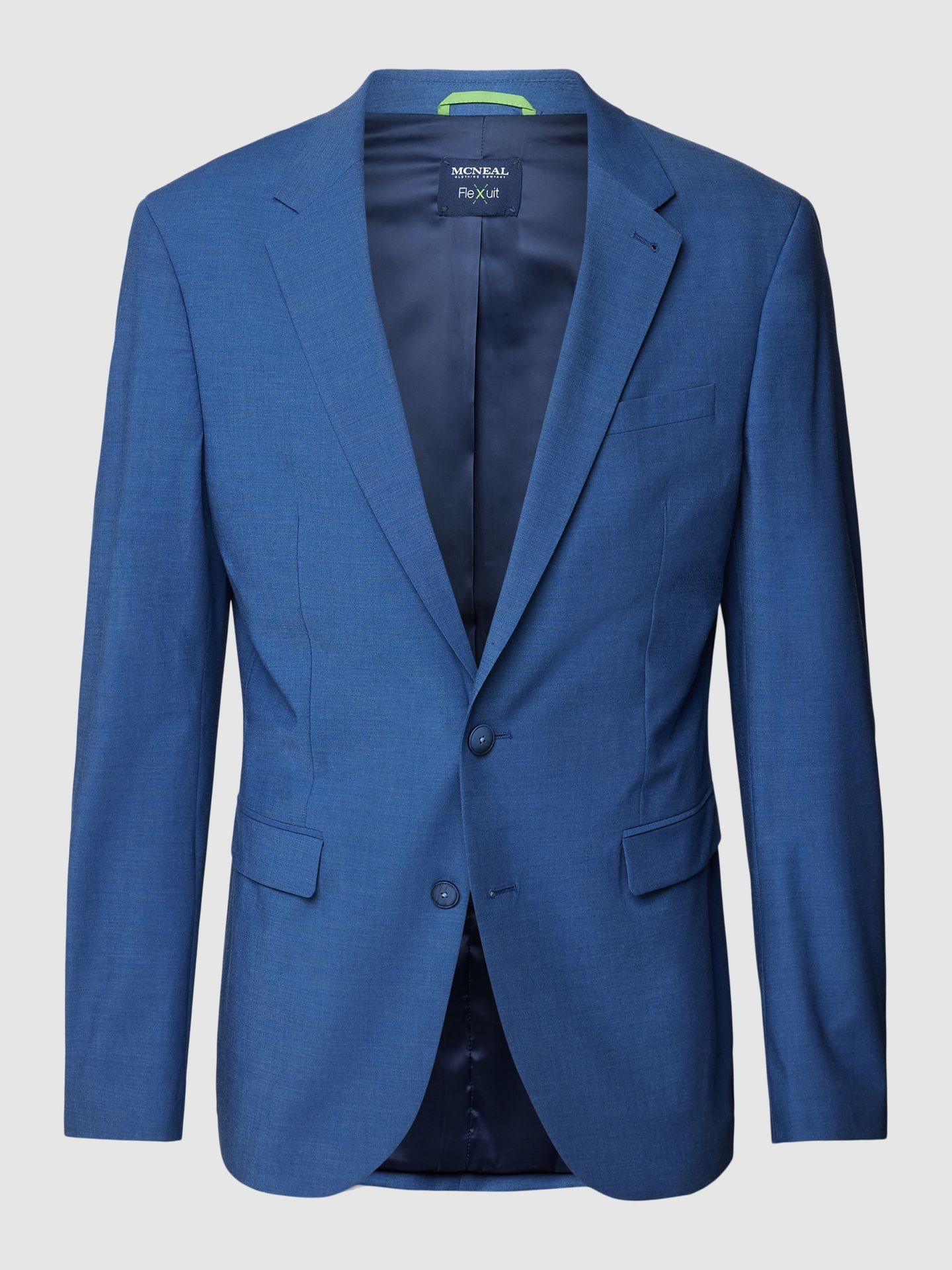 Marynarka na 2 guziki o kroju slim fit z kieszenią z patką