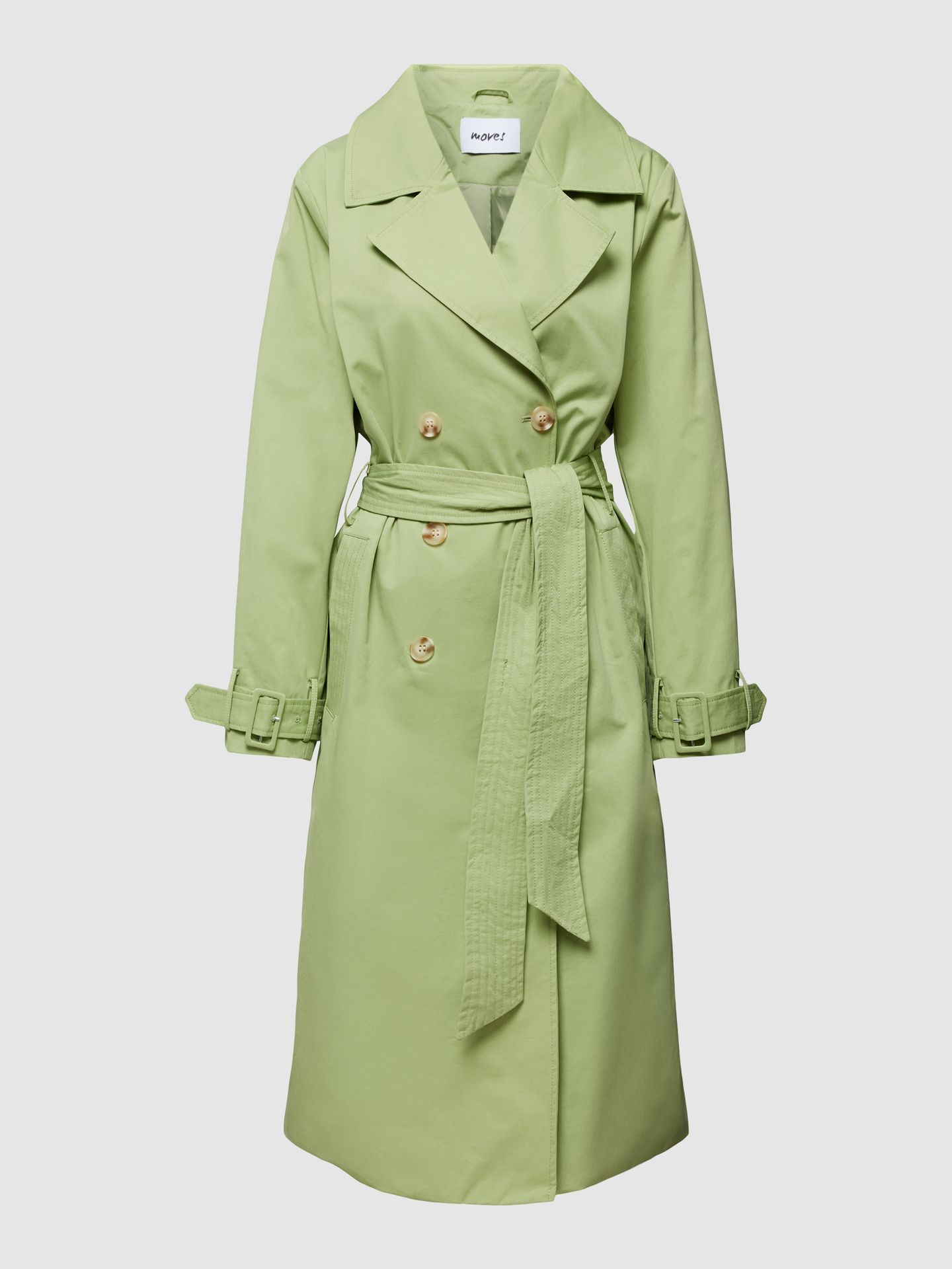 Płaszcz z bawełny z listwą guzikową model ‘Hollie’