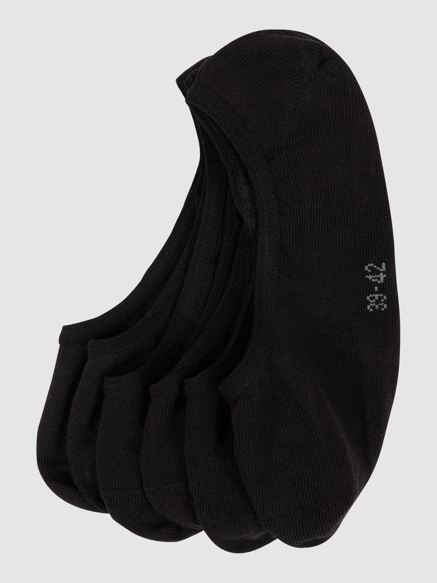 Skarpetki stopki z detalami z logo w zestawie 3 szt.