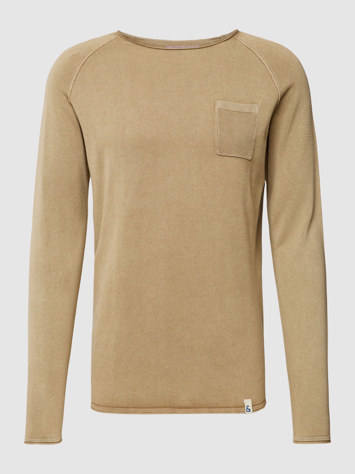 Sweter z dzianiny z okrągłym dekoltem model ‘GARMENT’