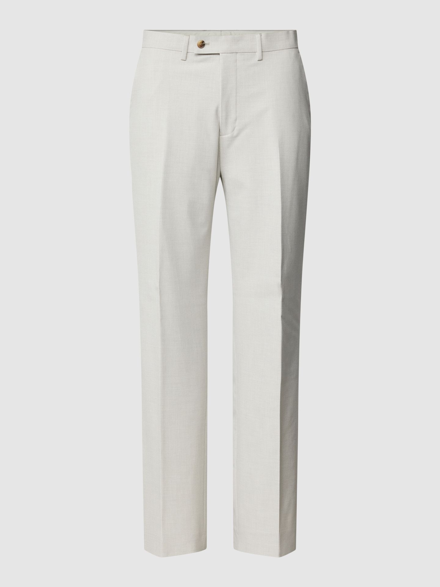 Spodnie do garnituru z wzorem w kratkę