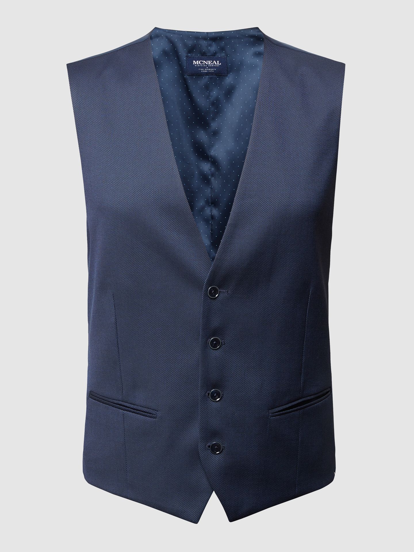 Kamizelka o kroju slim fit z tkanym wzorem