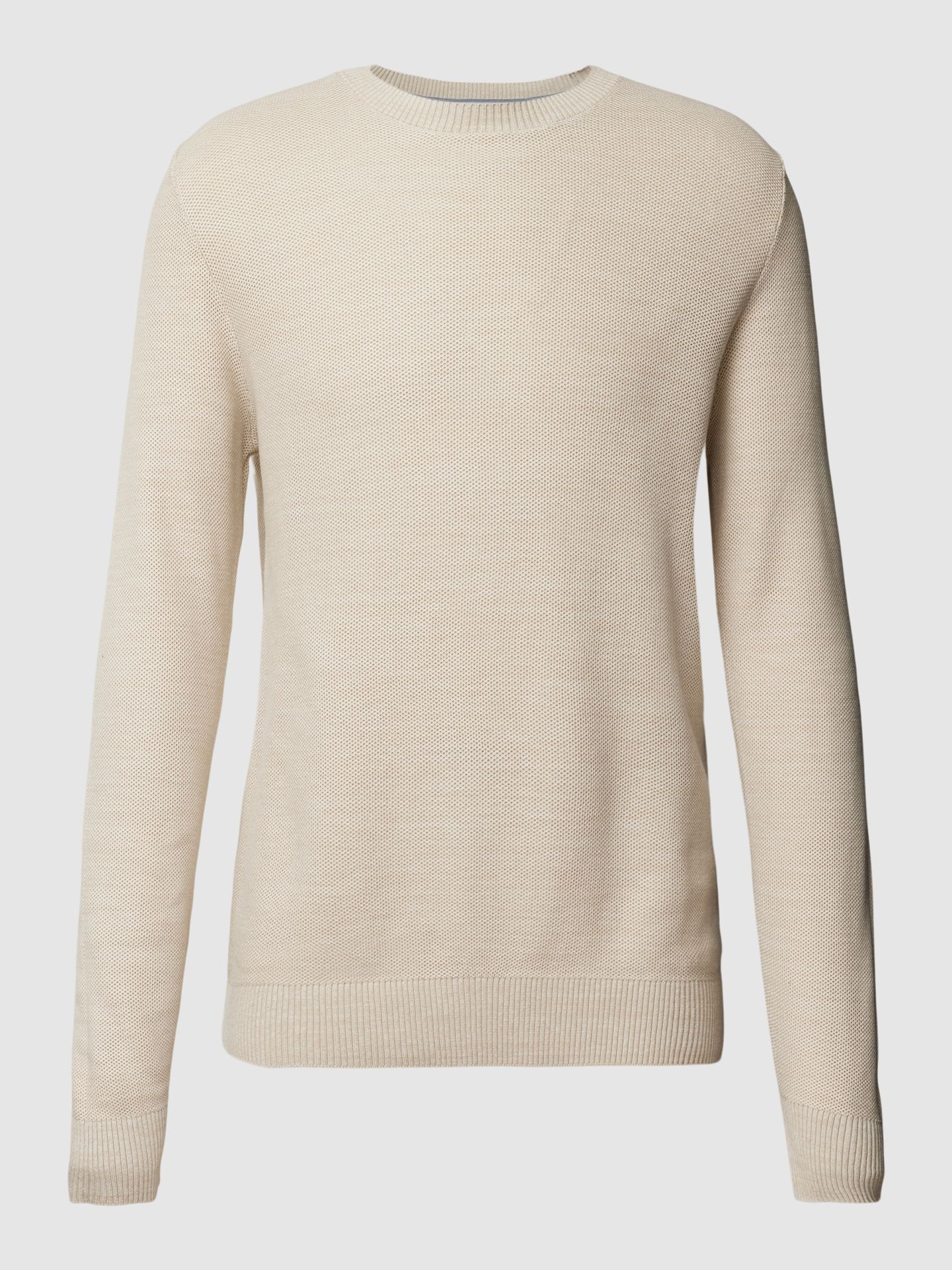Sweter z dzianiny z efektem melanżu