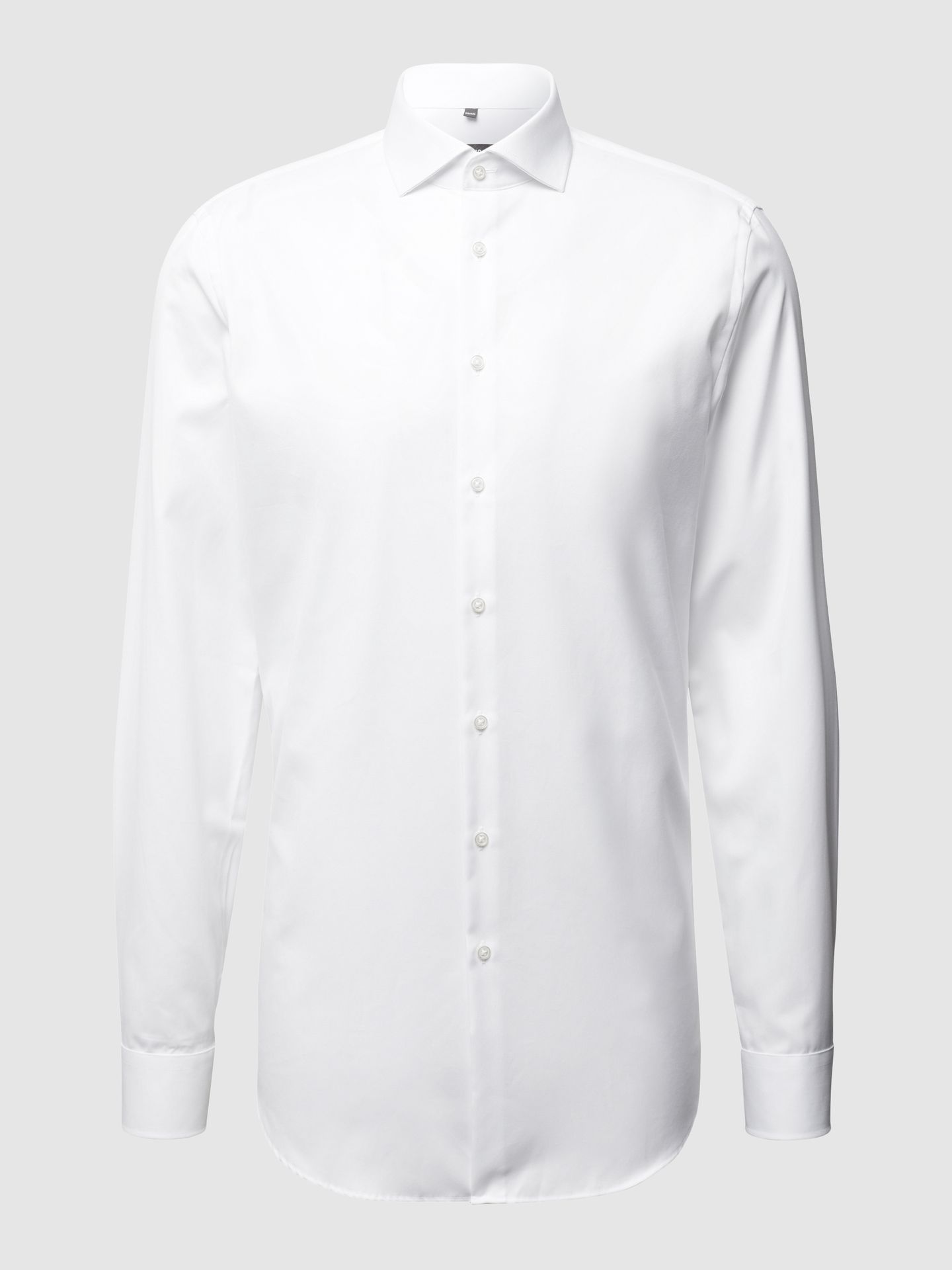 Koszula biznesowa o kroju regular fit z diagonalu