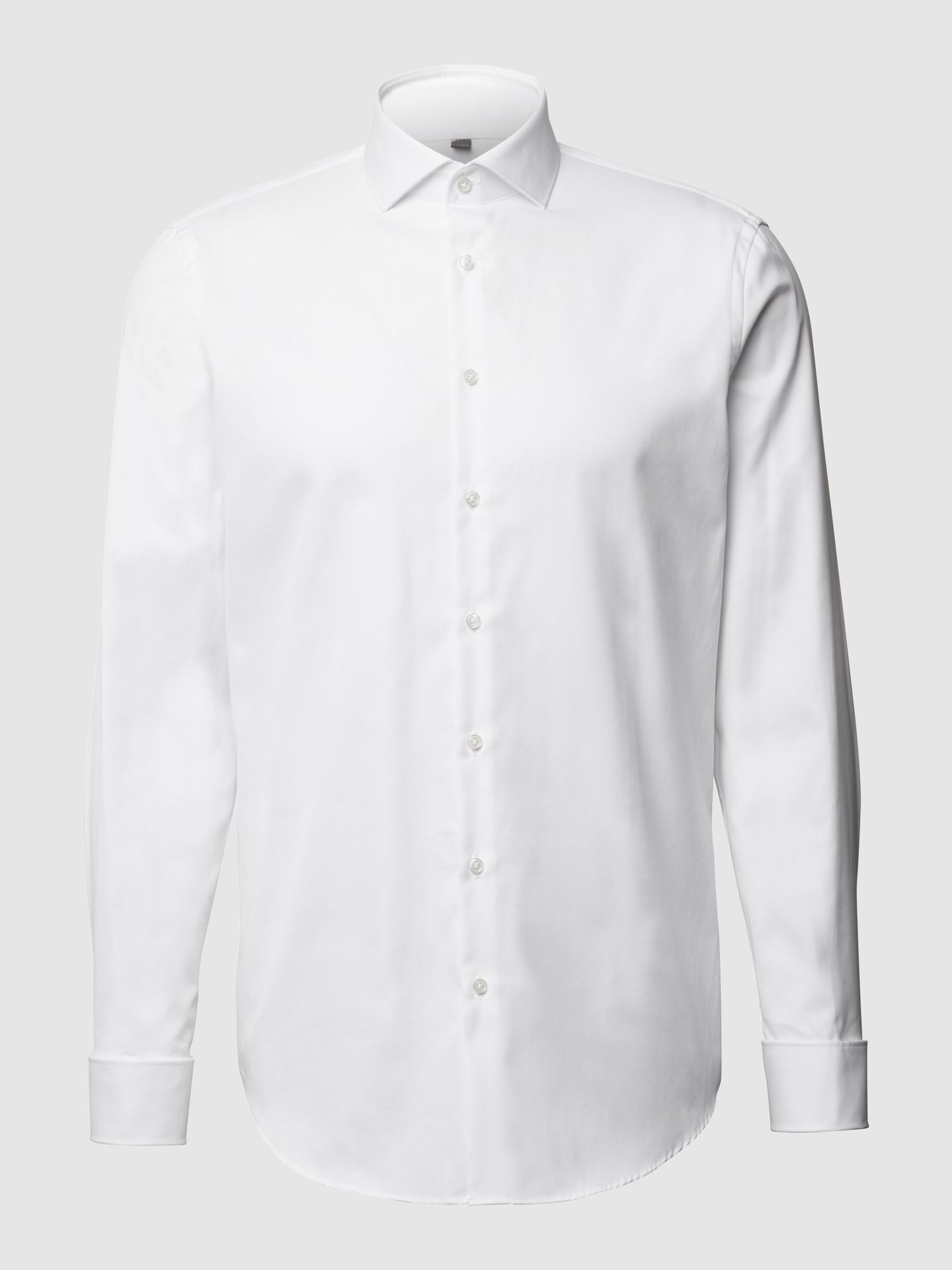 Koszula biznesowa o kroju regular fit z diagonalu