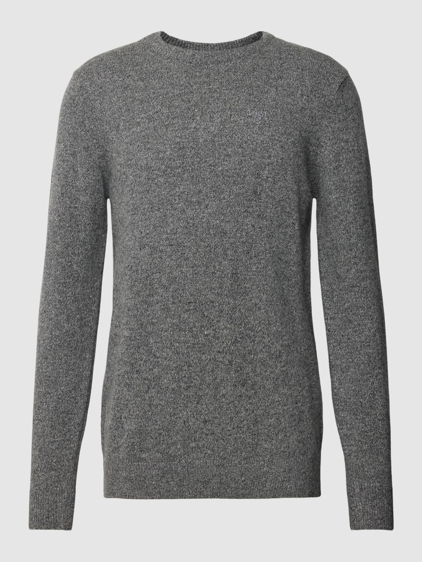 Sweter z dzianiny z mieszanki wełny Escorial z wyhaftowanym logo