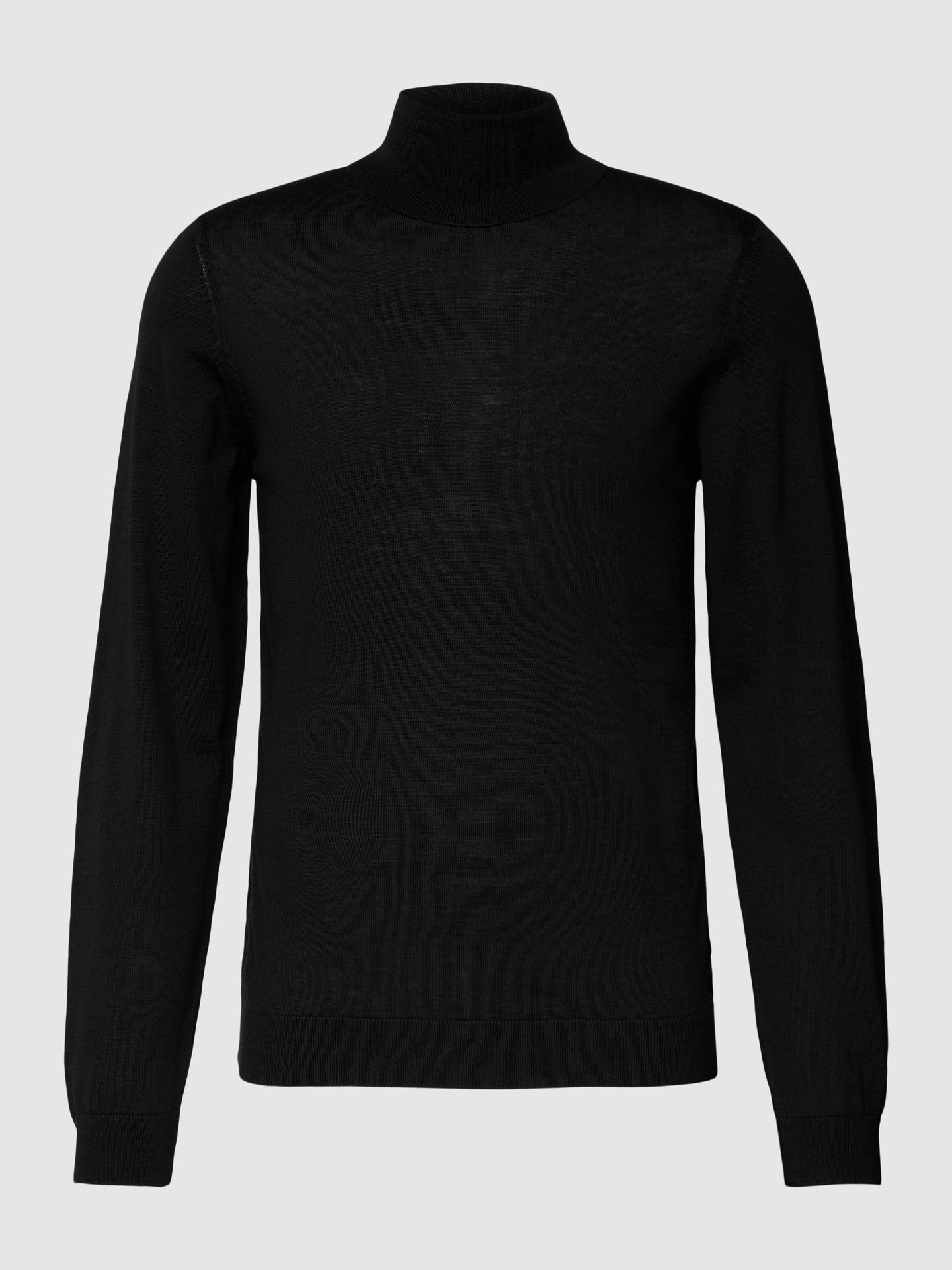 Sweter z dzianiny z golfem model ‘Musso’