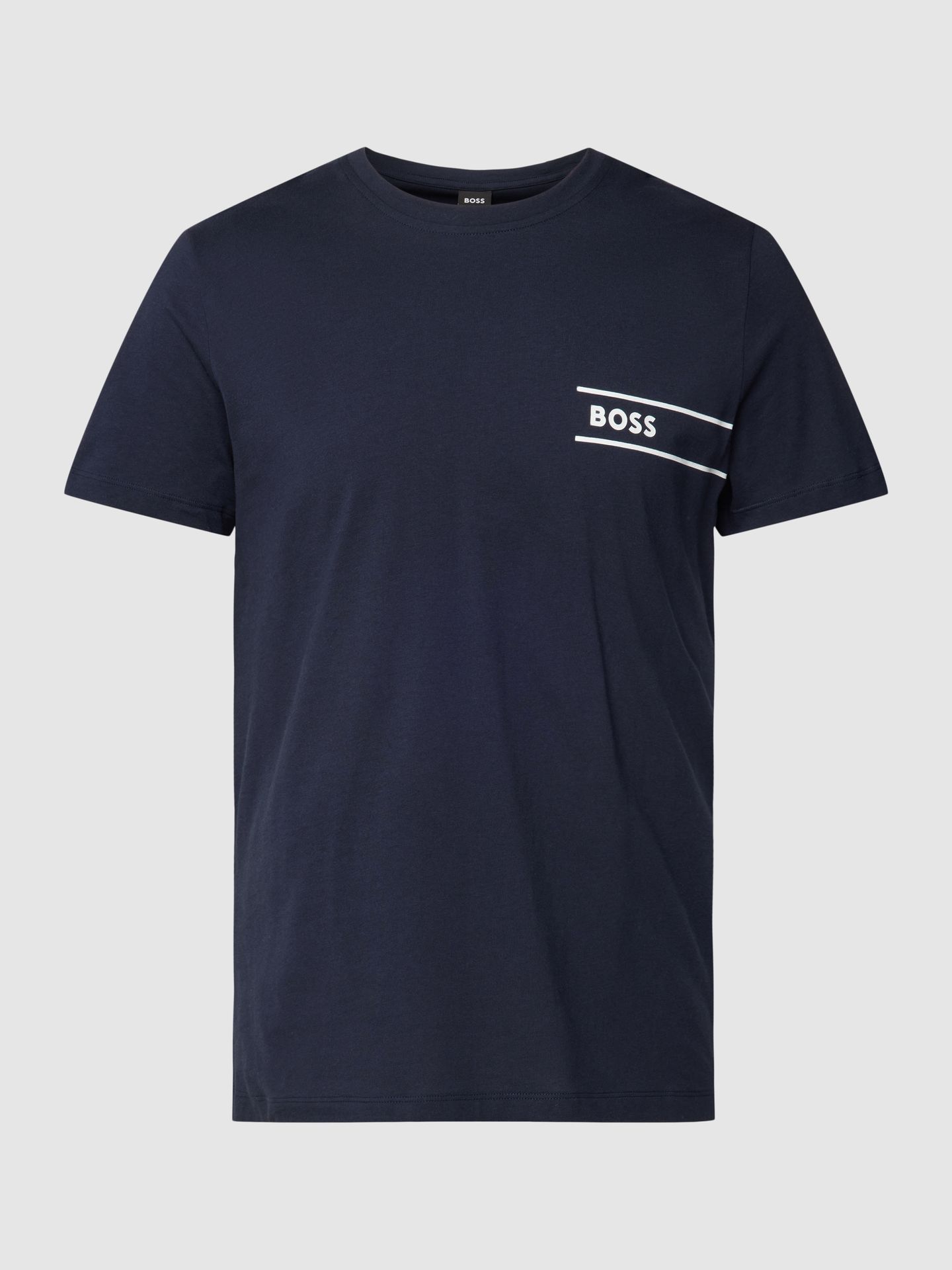 T-shirt z detalem z logo