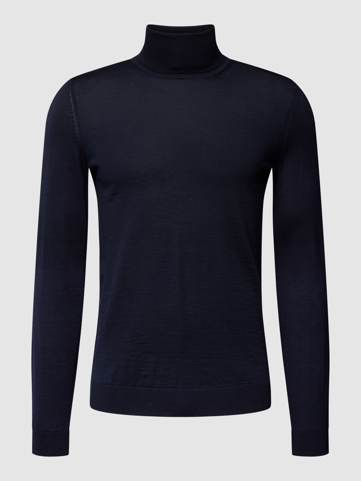 Sweter z dzianiny z golfem model ‘Musso’