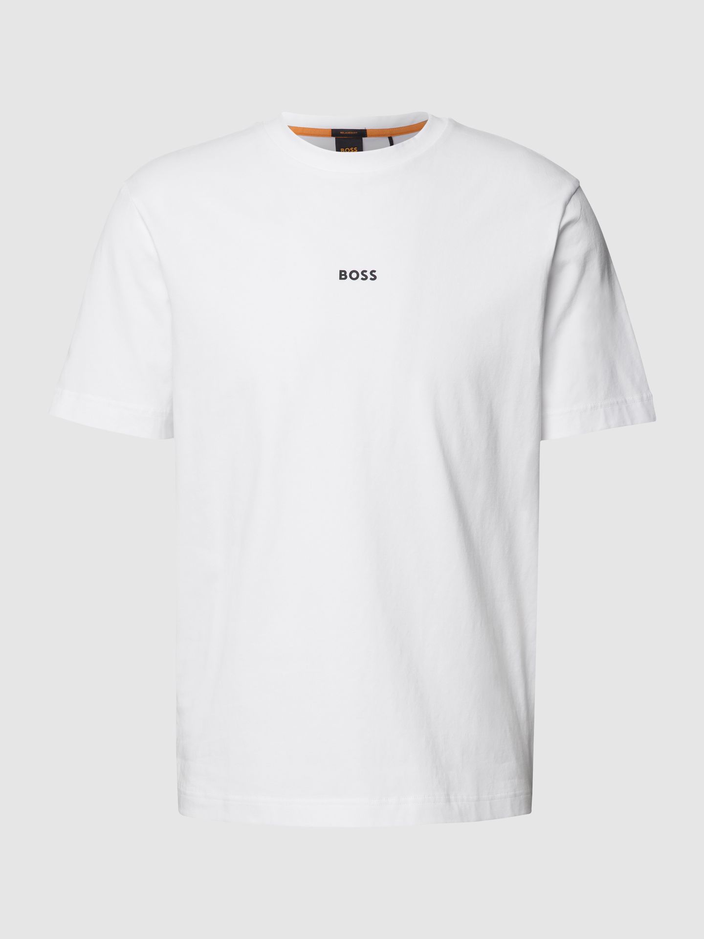 T-shirt z napisem z marką