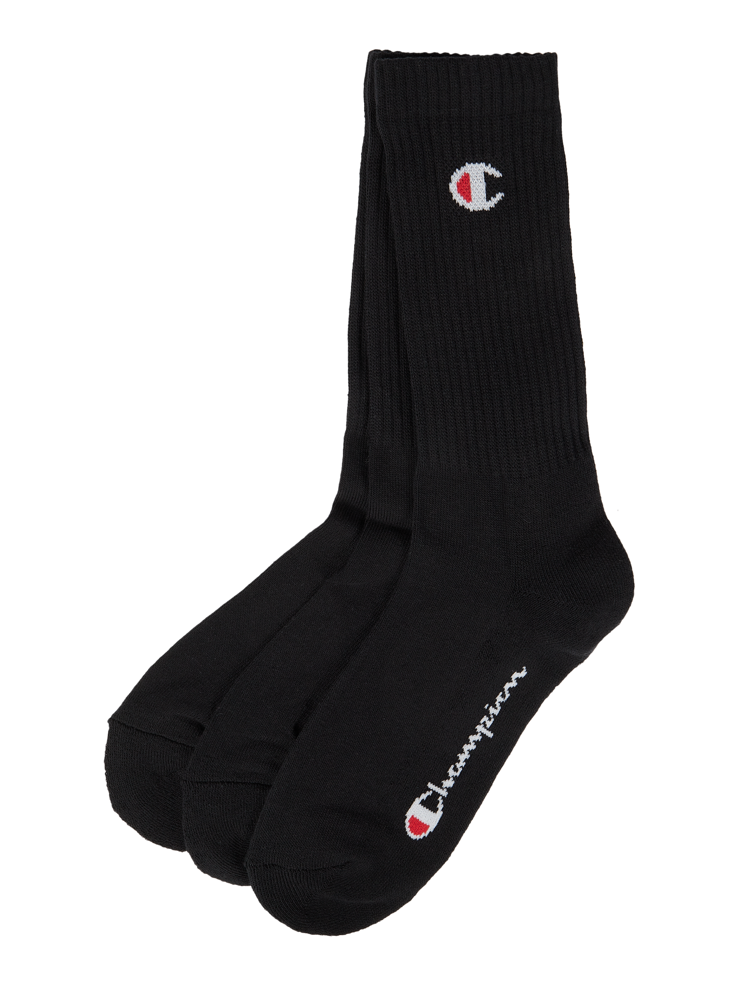 Skarpety z detalem z logo, w zestawie 3 szt., model „Crew Socks”