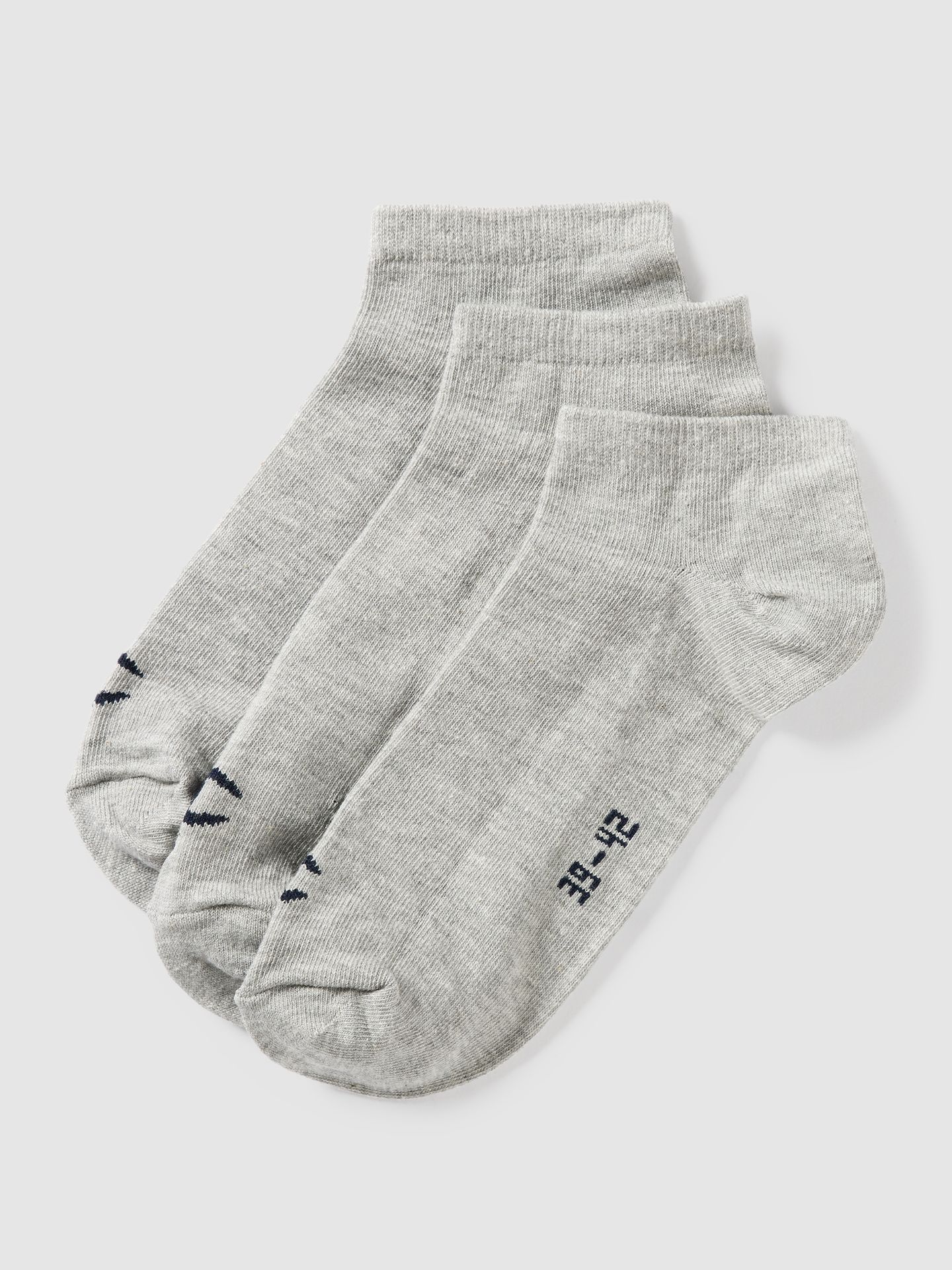 Krótkie skarpety z detalem z logo w zestawie 3 szt. model ‘Sneaker Sock’