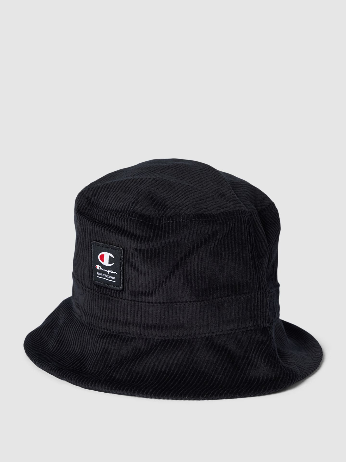 Czapka typu bucket hat z detalami z logo