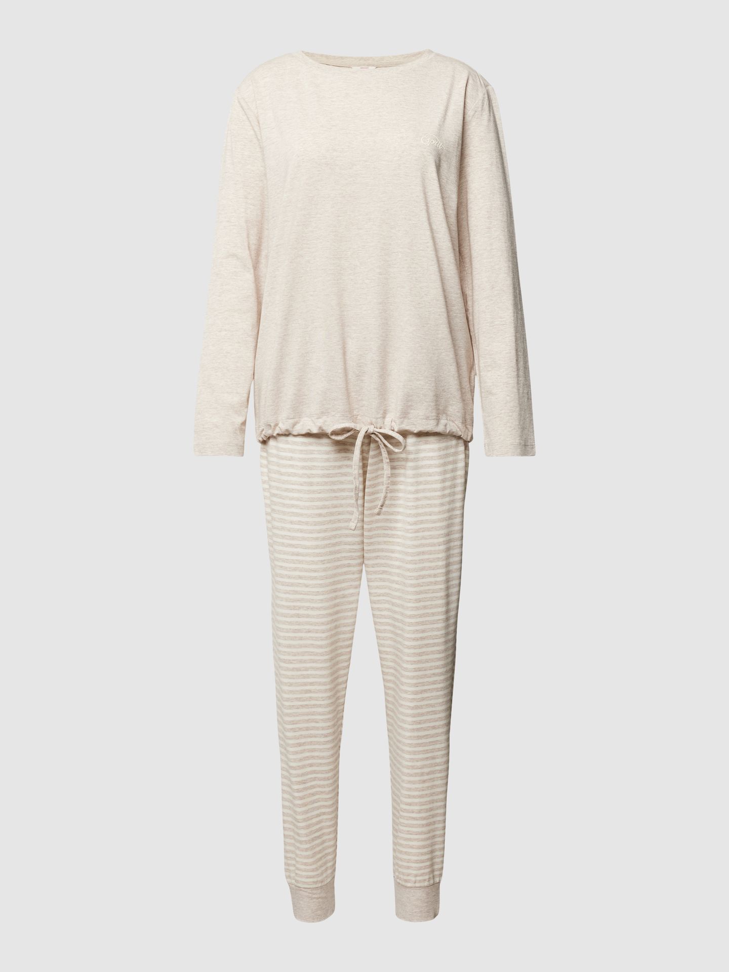 Piżama ze wzorem w paski model ‘MODERN STRIPES’