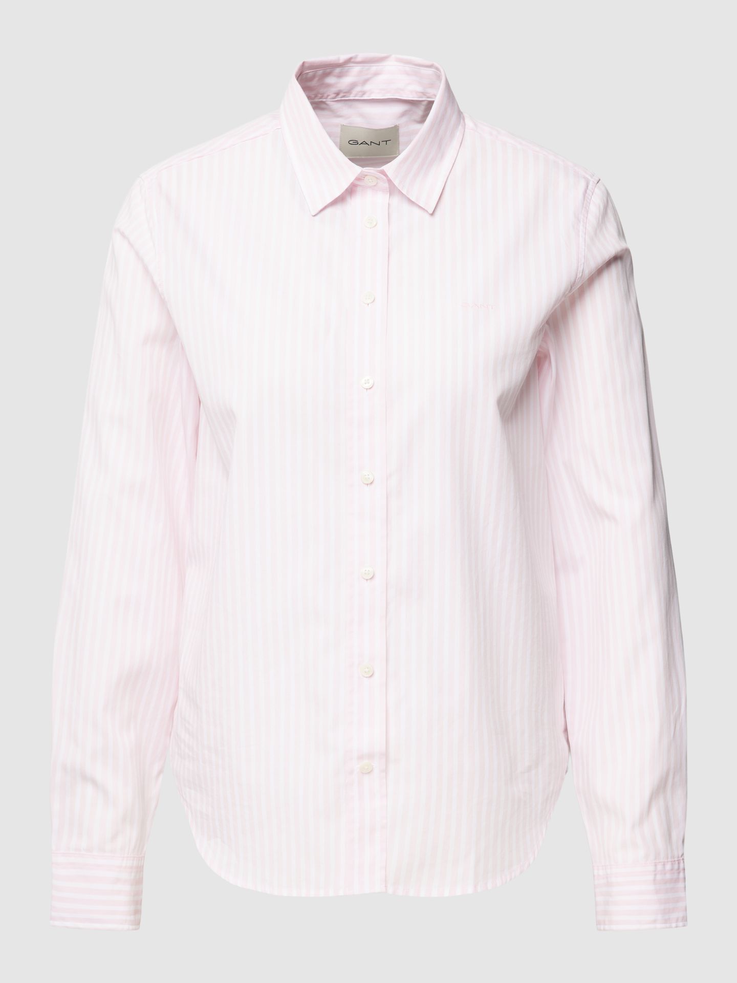 Bluzka koszulowa z bawełny ze wzorem w paski