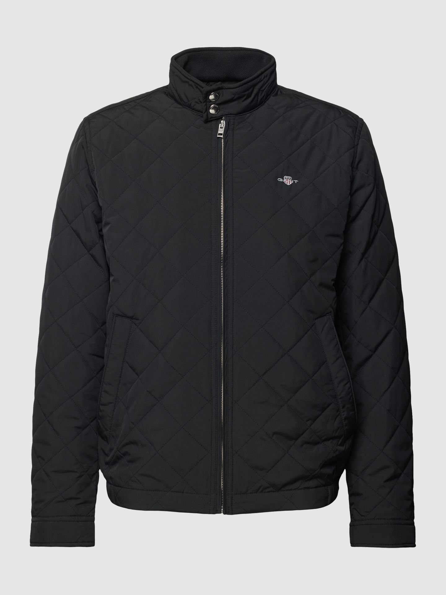 Kurtka z detalami z logo model ‘QUILTED’