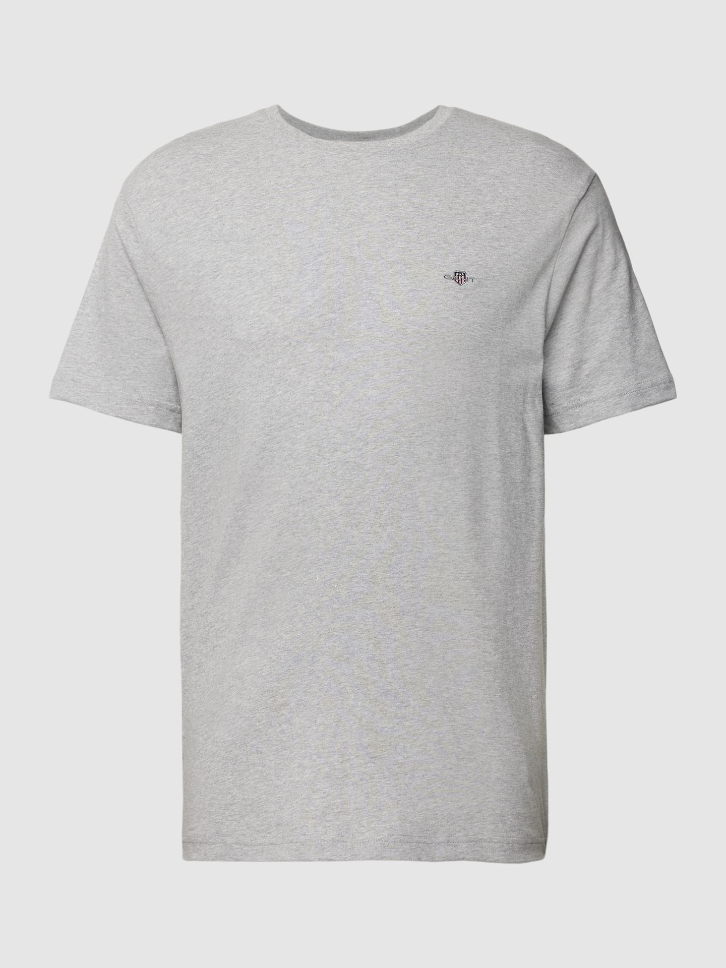 T-shirt o kroju regular fit z wyhaftowanym logo model ‘SHIELD’