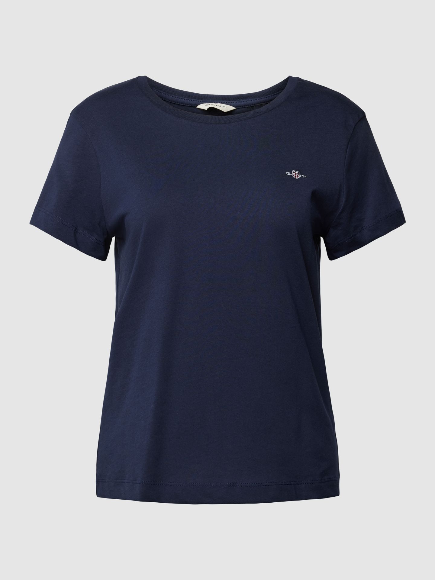 T-shirt z wyhaftowanym logo model ‘SHIELD’