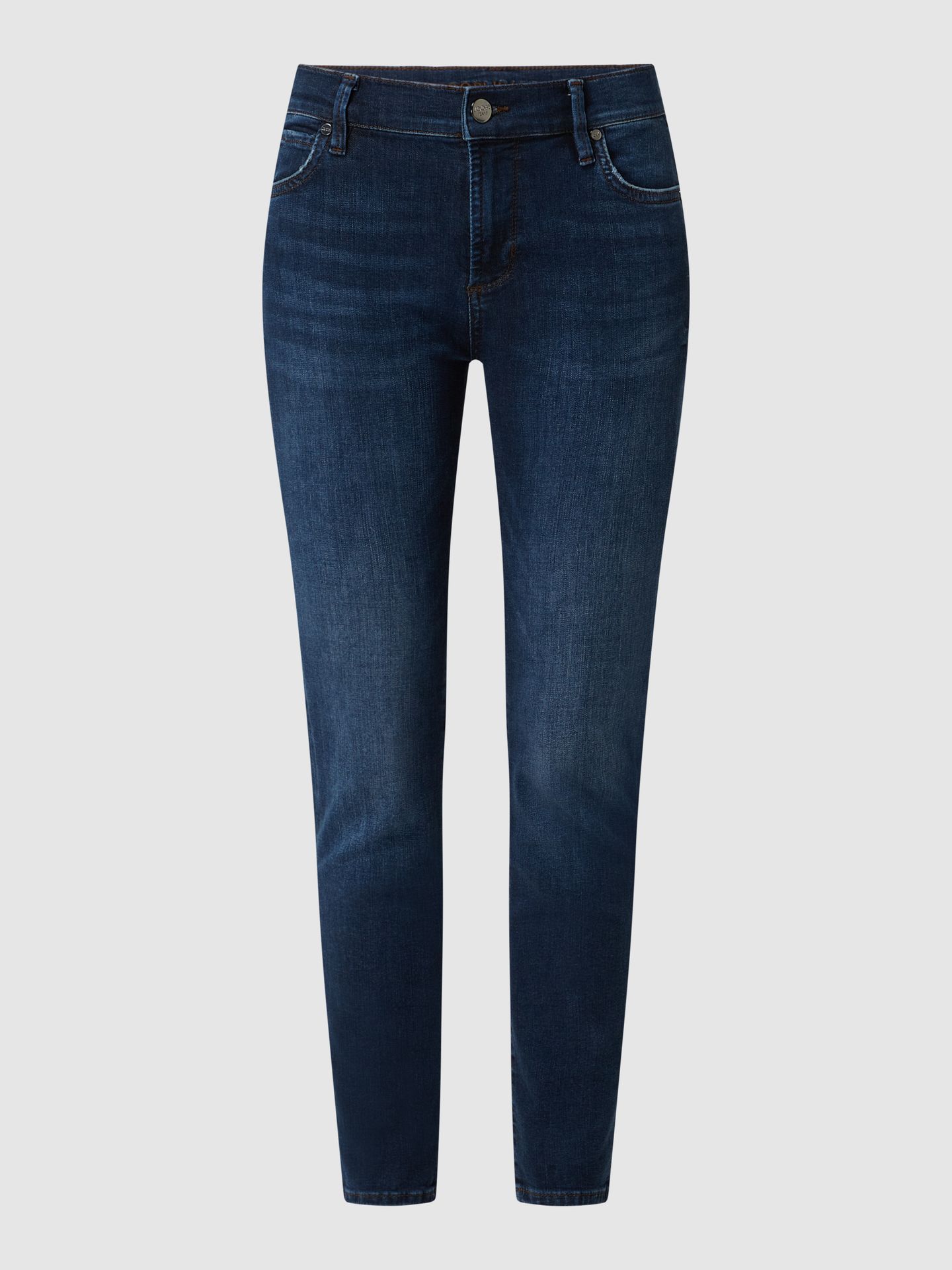 Jeansy o kroju slim fit z dodatkiem streczu model ‘Sol’