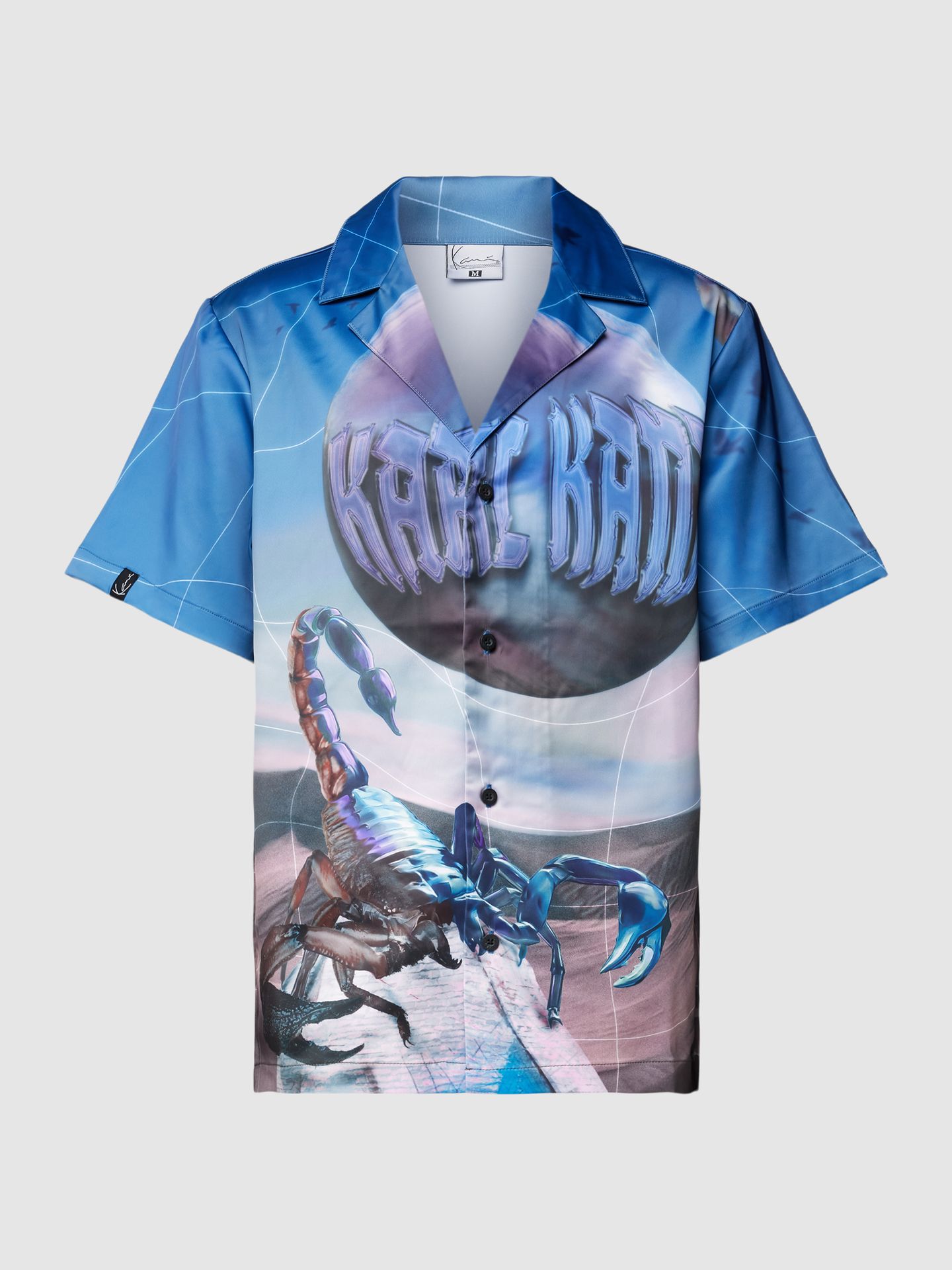 Koszula casualowa o kroju regular fit ze wzorem na całej powierzchni