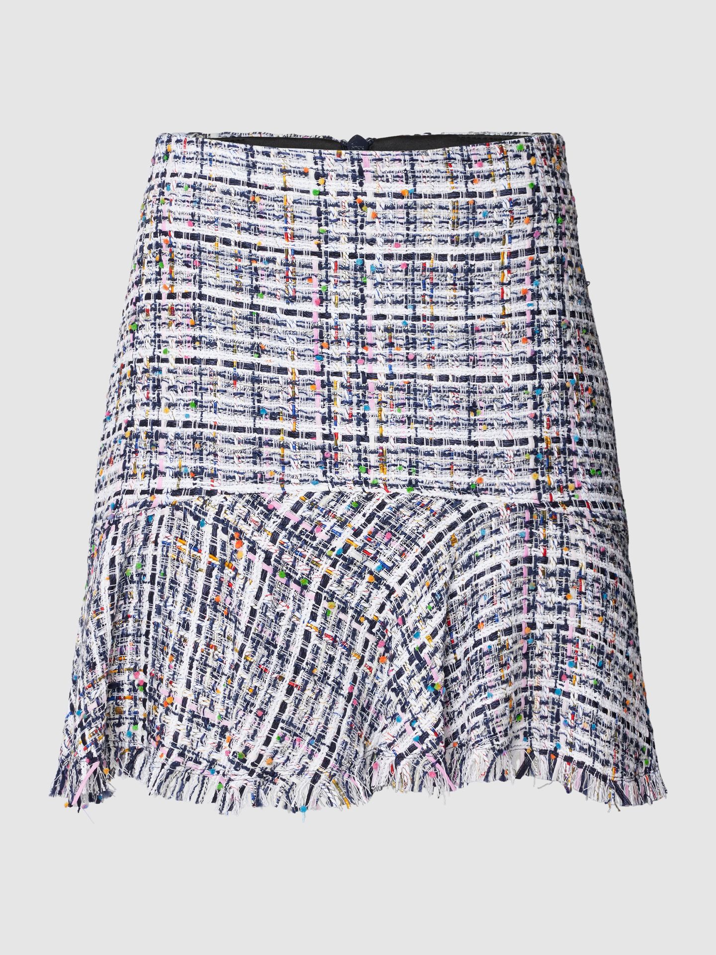 Spódnica mini z imitacji bouclé model ‘SUMMER’