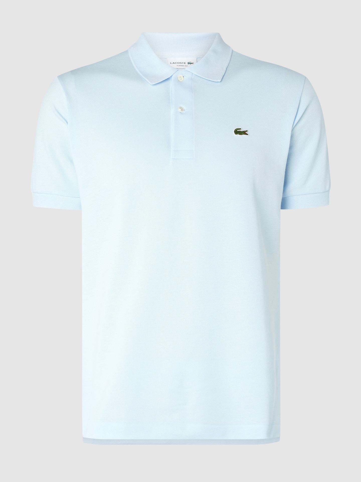 Koszulka polo o kroju classic fit z piki z wyhaftowanym logo