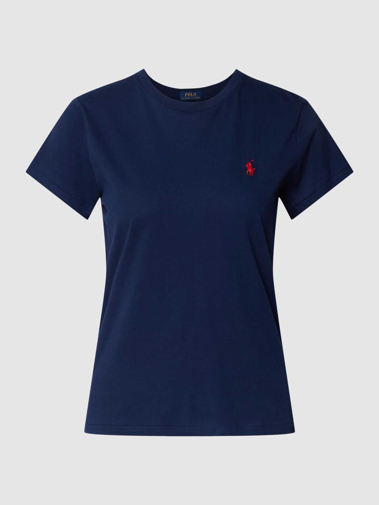 T-shirt z wyhaftowanym logo