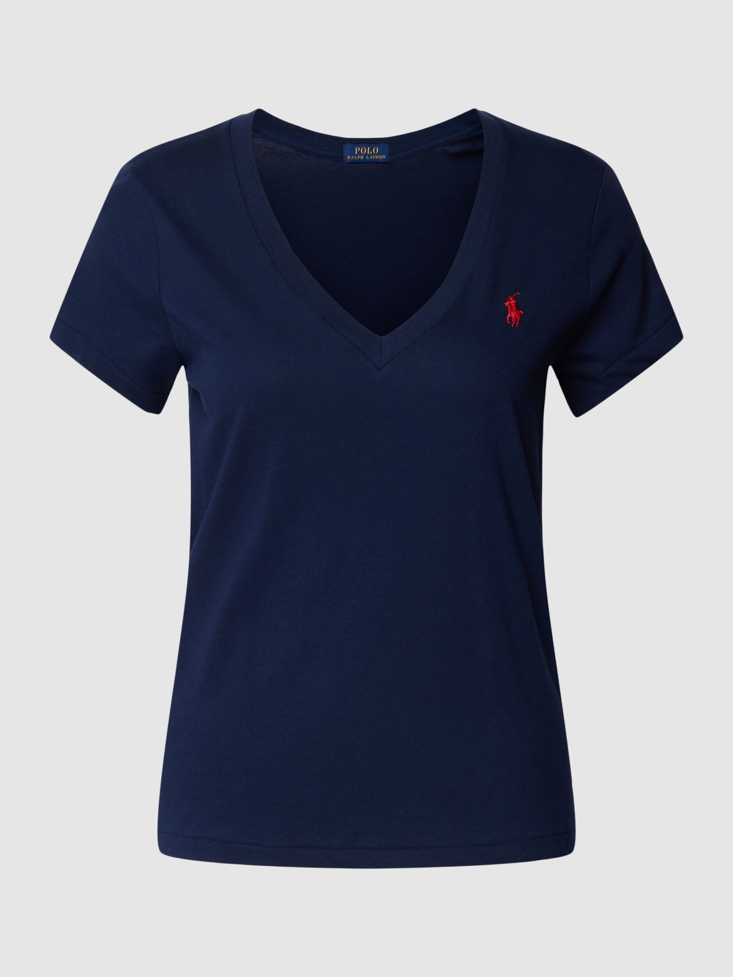 T-shirt z wyhaftowanym logo