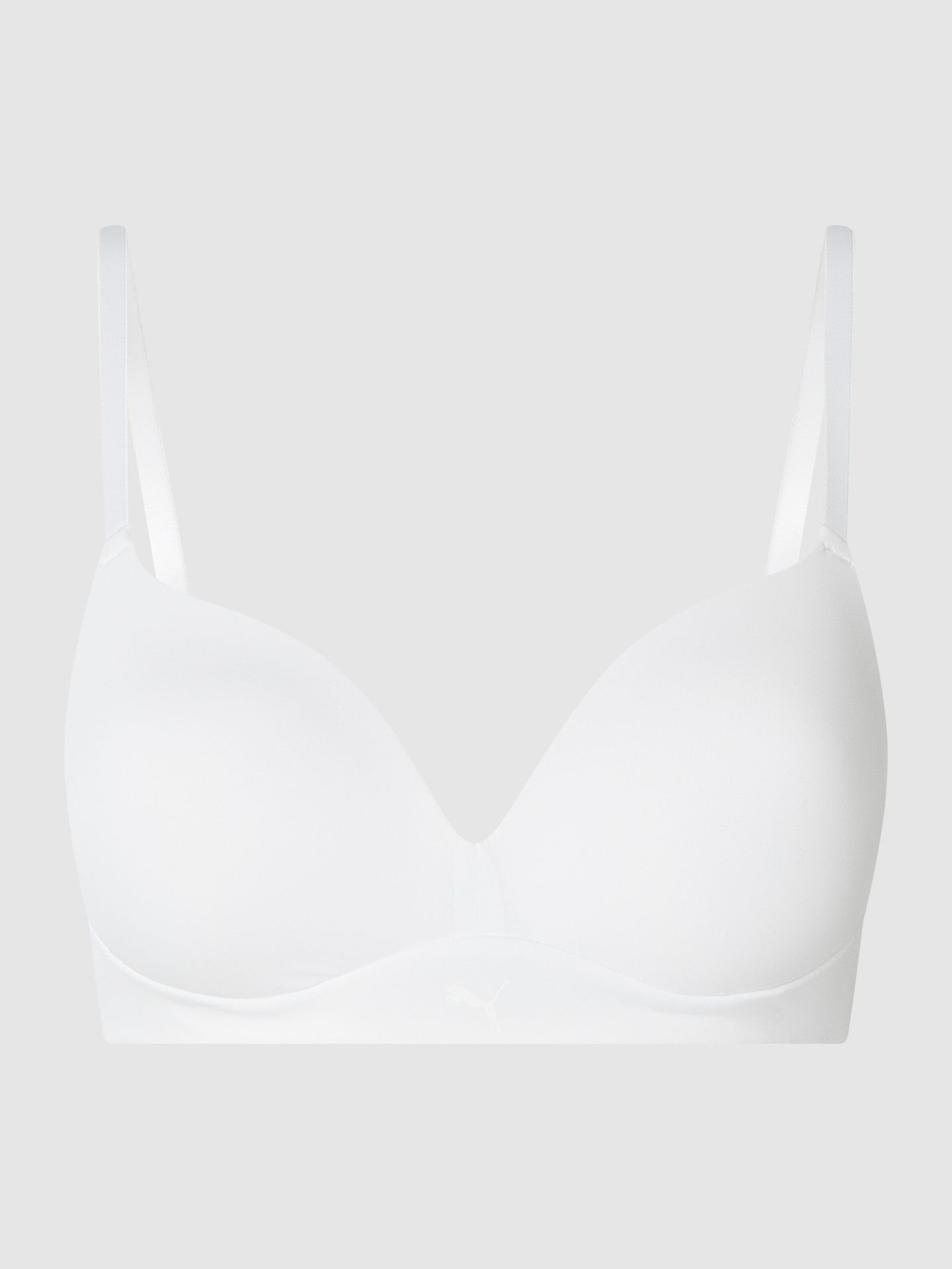 Miękki biustonosz z dodatkiem streczu — watowany