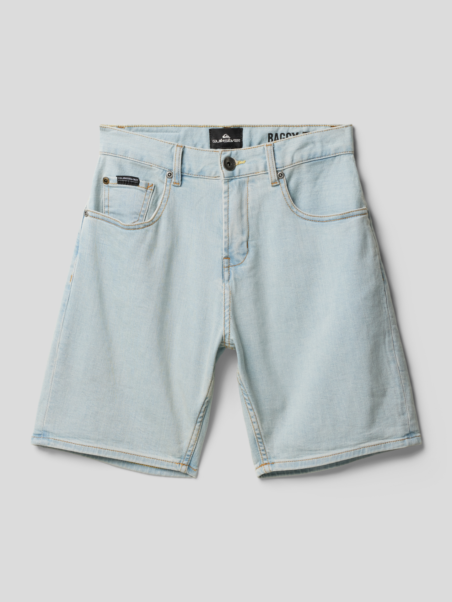 Szorty jeansowe z detalami z logo model ‘BIZON ICED’