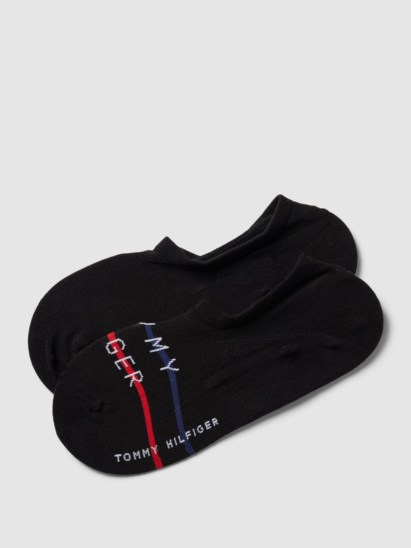 Skarpetki stopki z nadrukiem z logo w zestawie 2 szt.