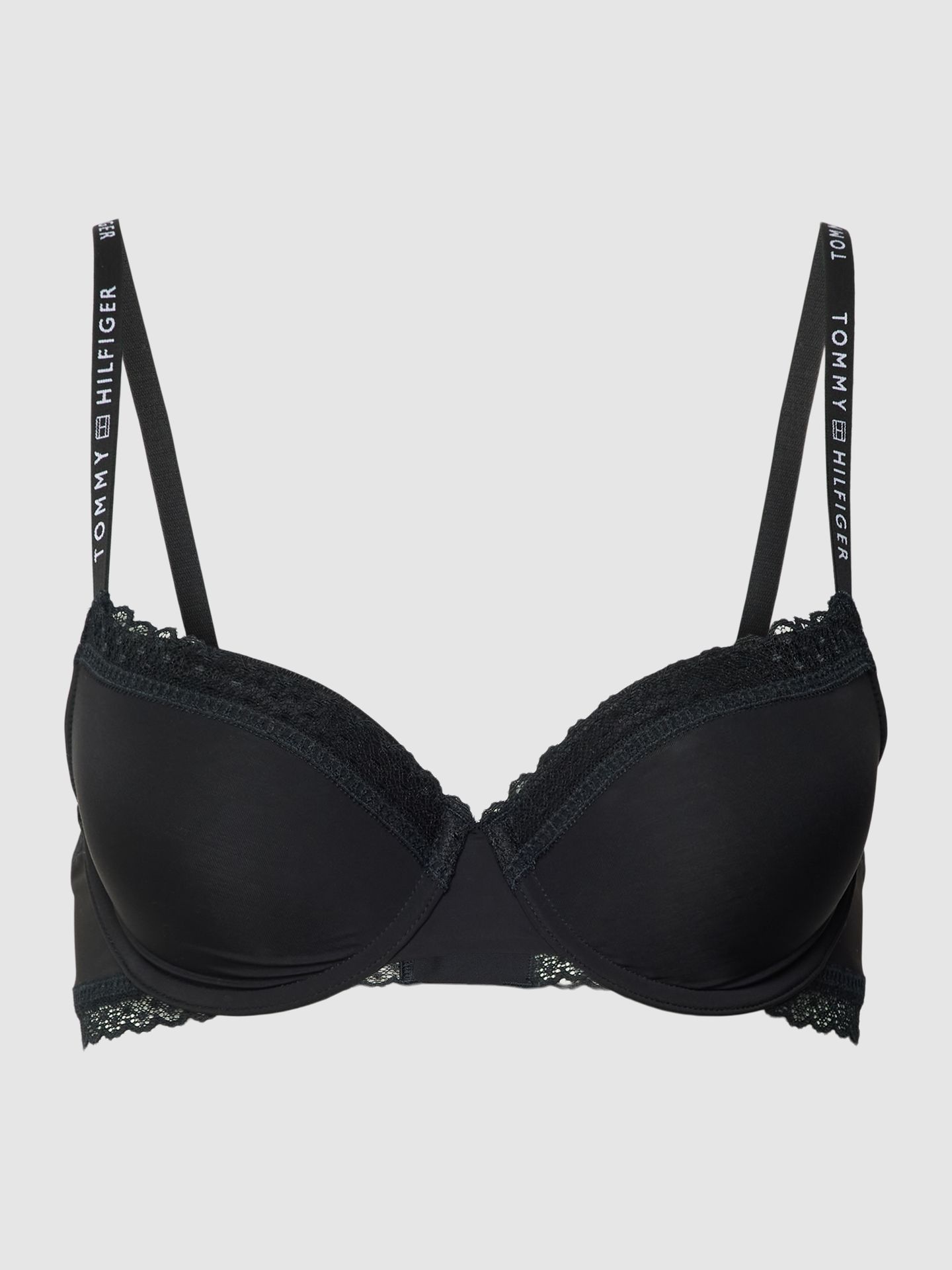 Biustonosz z fiszbinami i watowanymi miseczkami model ‘DEMI’