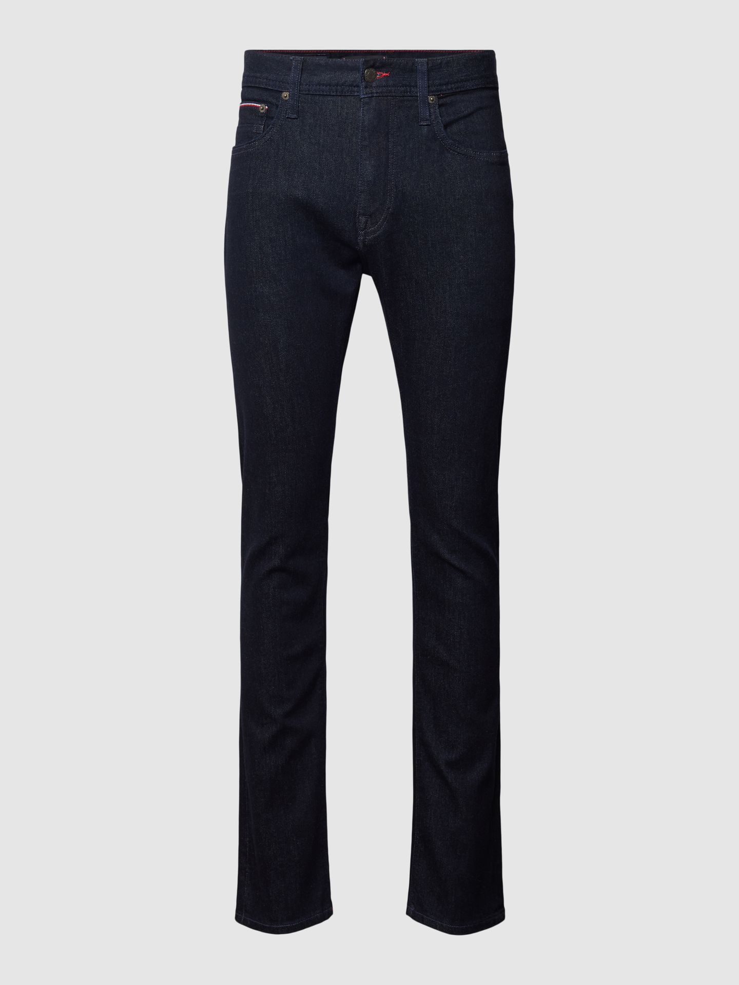 Jeansy o kroju slim fit z detalem z logo model ‘BLEECKER’