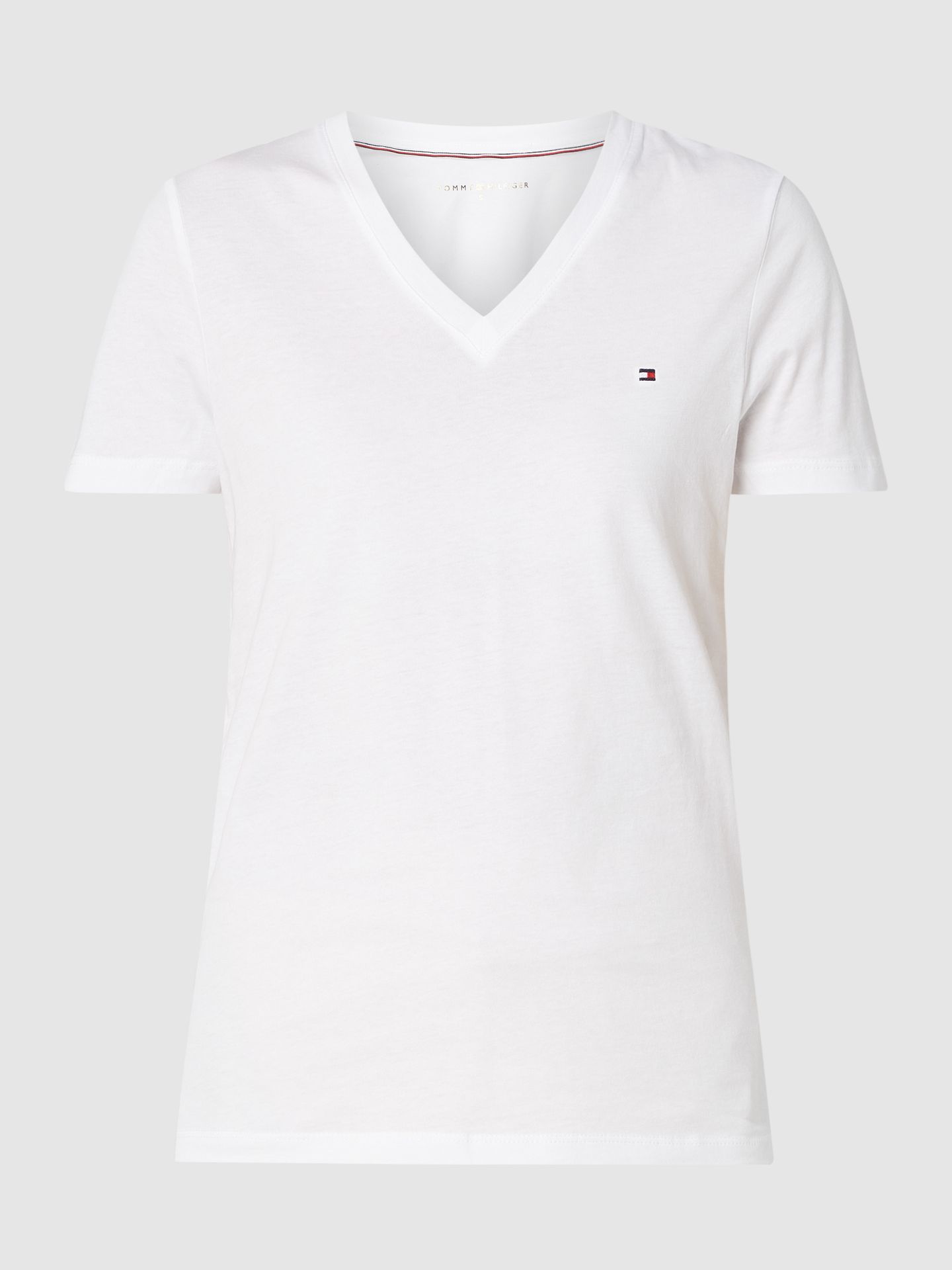 T-shirt z bawełny z wyhaftowanym logo