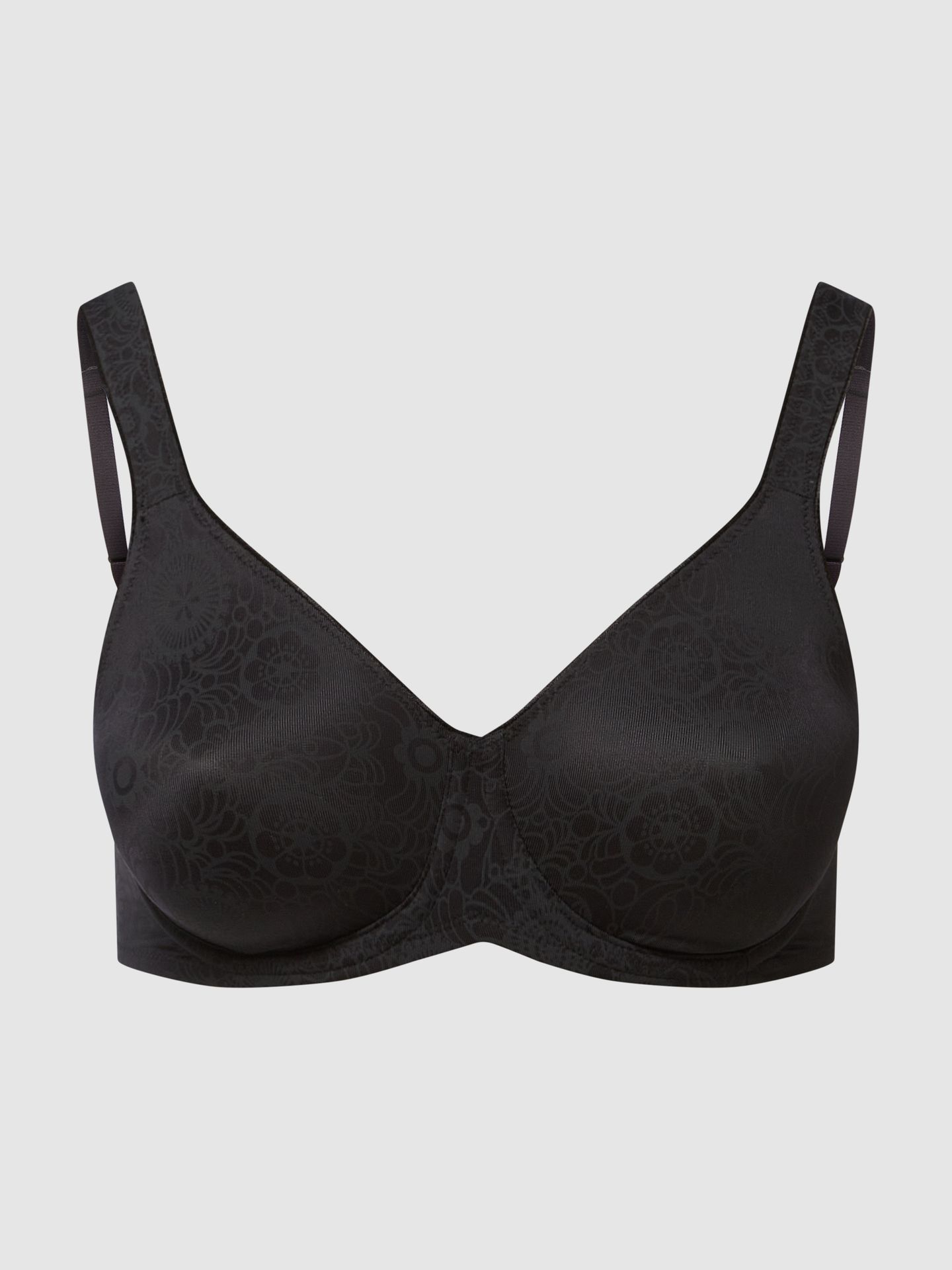 Biustonosz z fiszbinami i kwiatowym wzorem model ‘Minimizer’