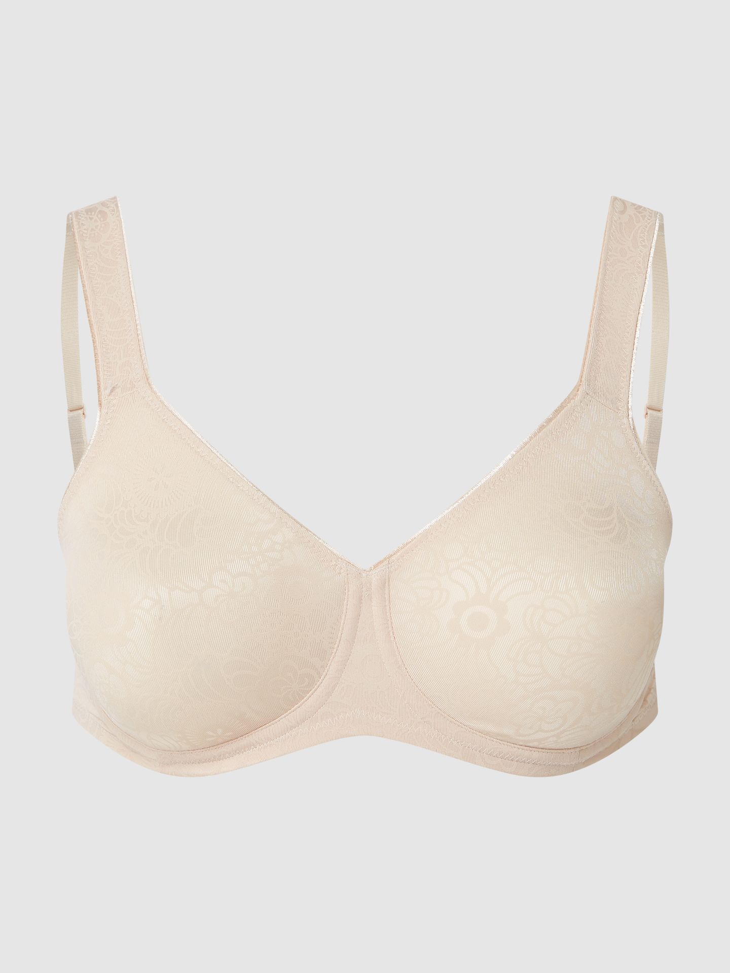 Biustonosz z fiszbinami i kwiatowym wzorem model ‘Minimizer’