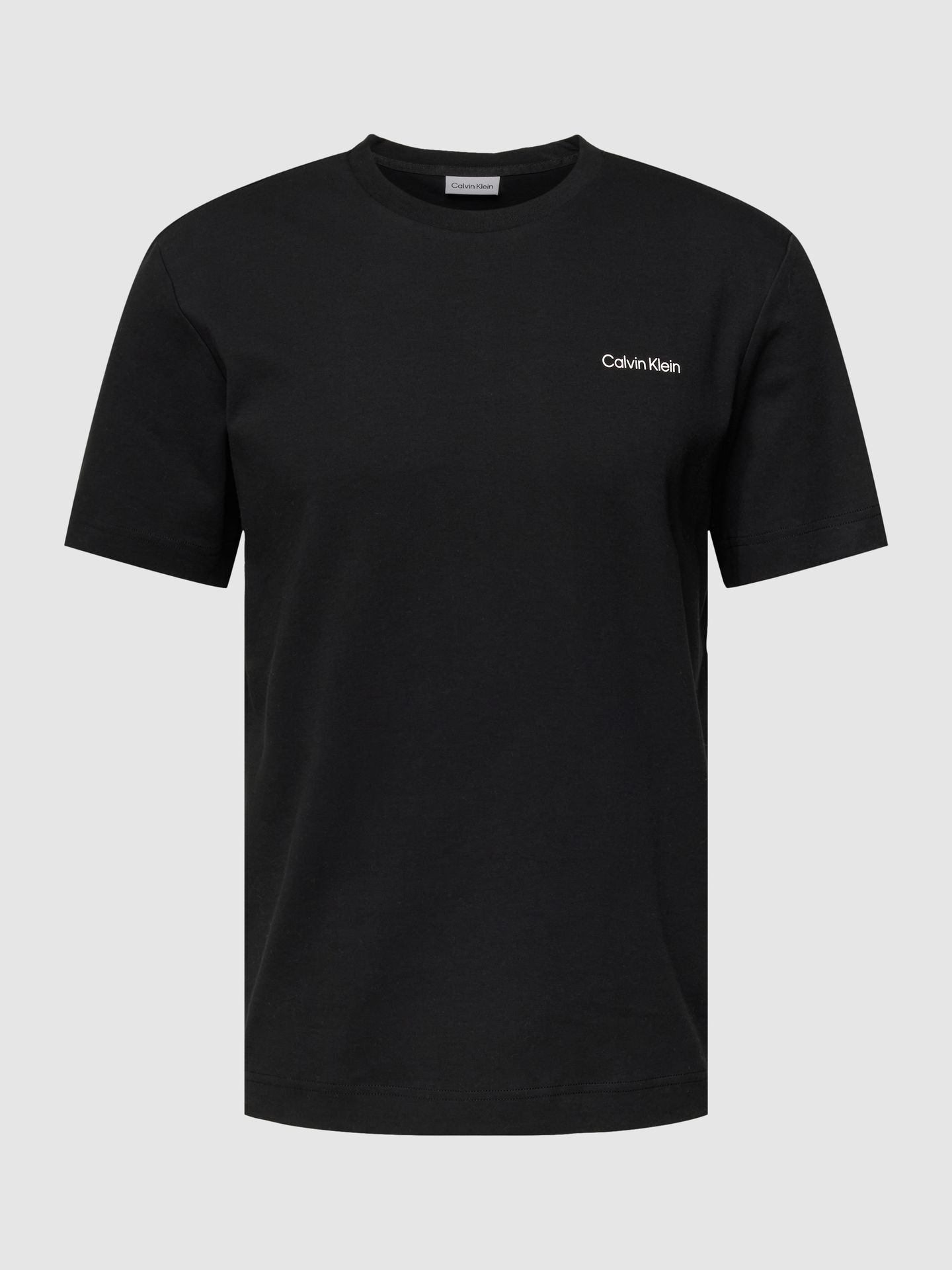 T-shirt z detalem z logo