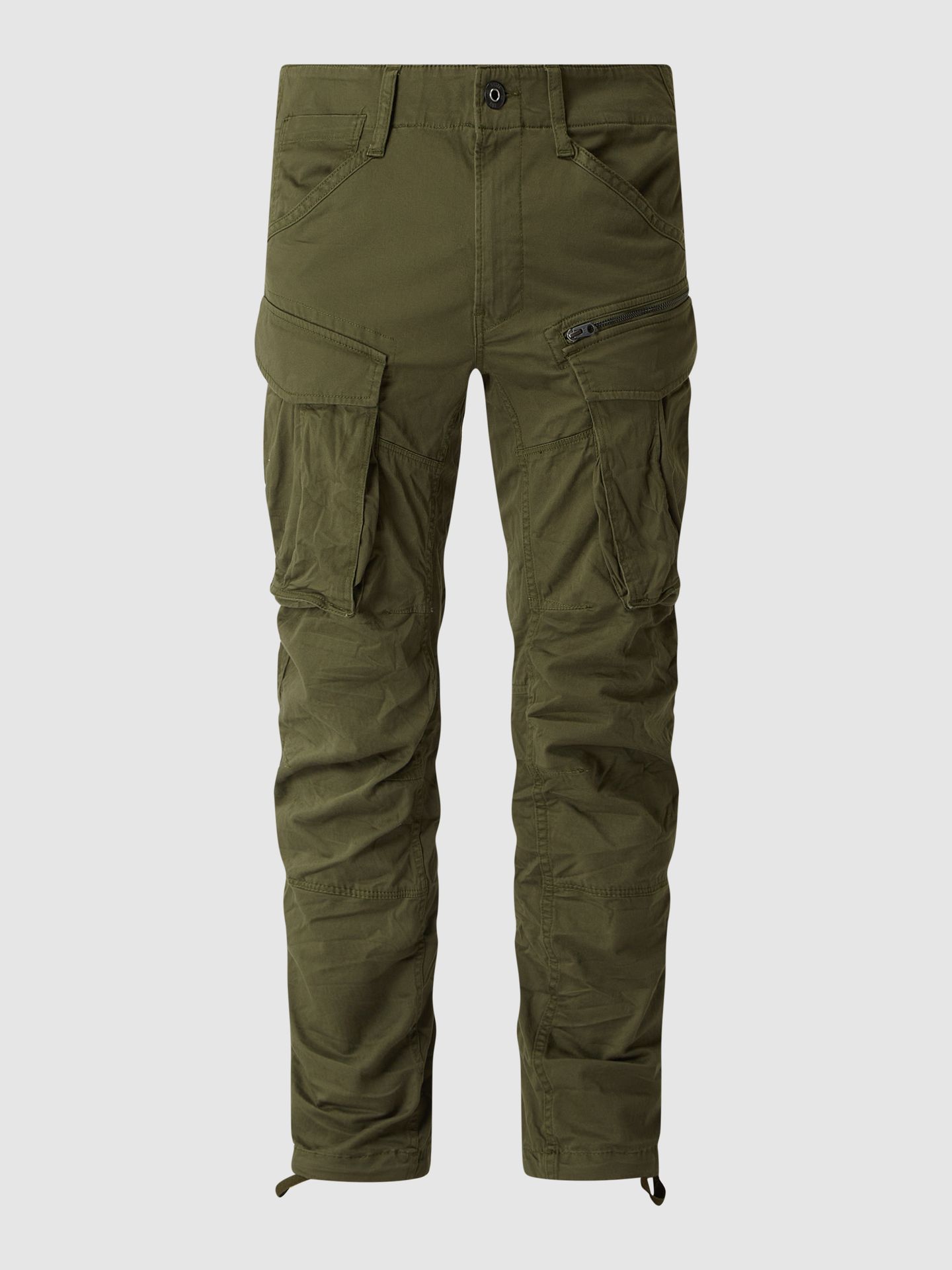 Spodnie cargo o kroju regular tapered fit z dodatkiem streczu model ‘Rovic’
